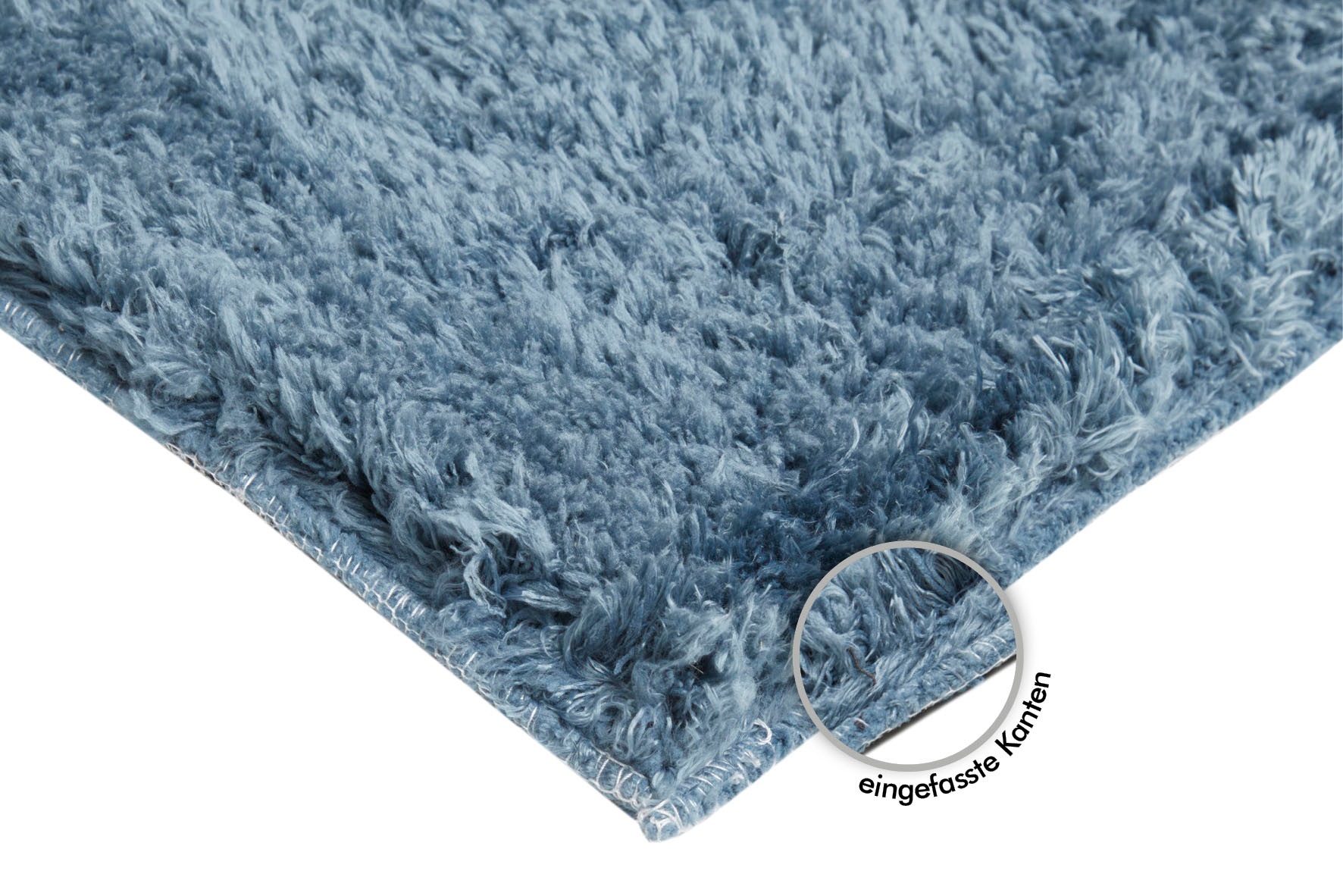 Andiamo Hochflor-Teppich »Posada«, rechteckig, 32 mm Höhe, Uni-Farben, weich & kuschelig, Wohnzimmer