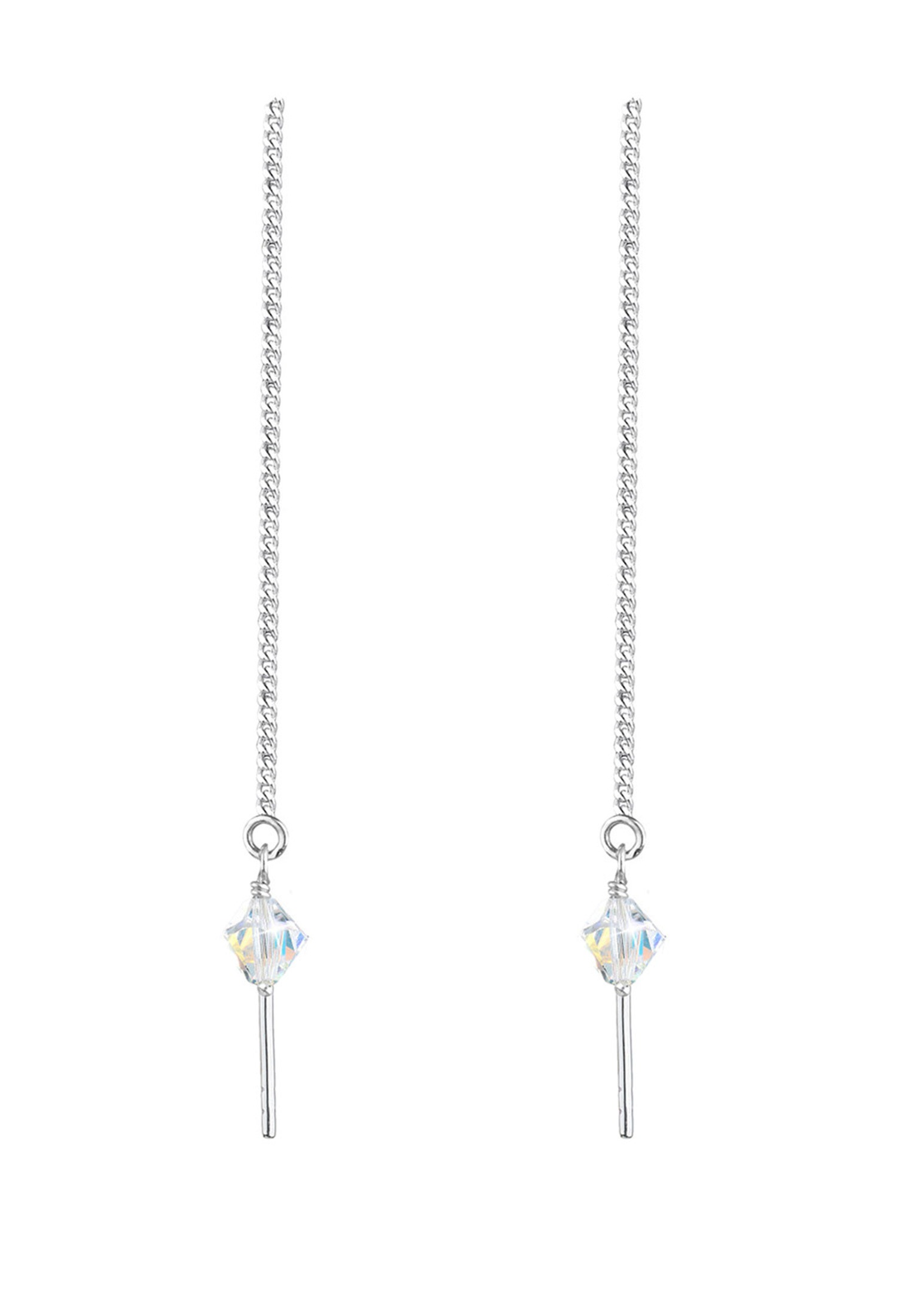 Elli Paar Ohrhänger »Ohrringe Kristalle Funkelnd Elegant 925 Silber«