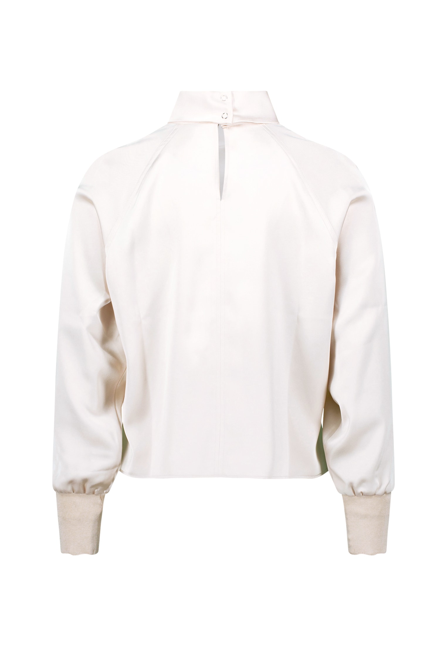 Zero Satinbluse »Satin-Bluse mit Kragen«