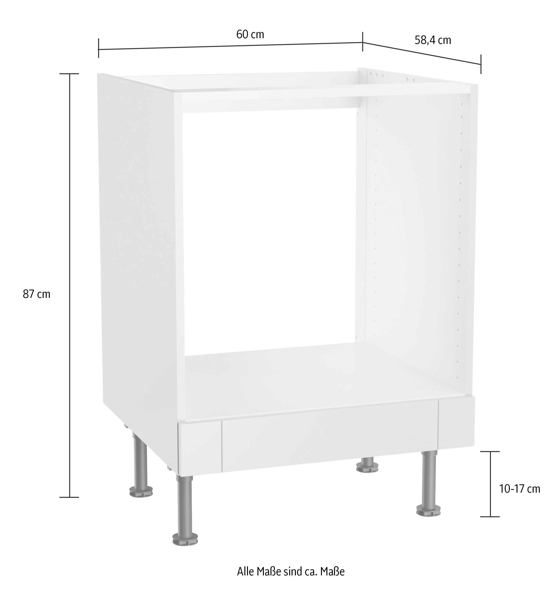 OPTIFIT Herdumbauschrank »Ahus«, Breite 60 cm