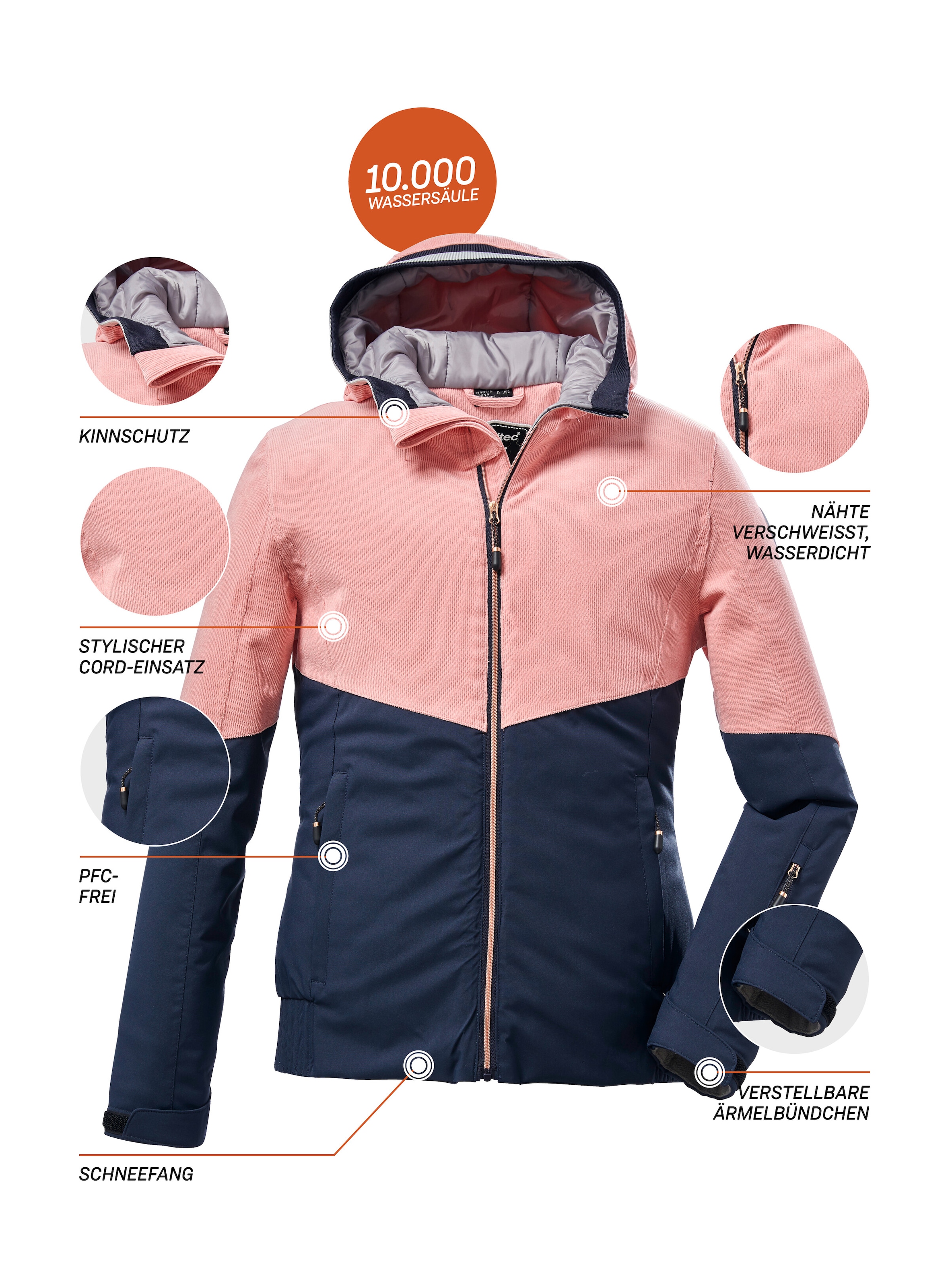 Killtec Skijacke »KSW 52 GRLS SKI JCKT«