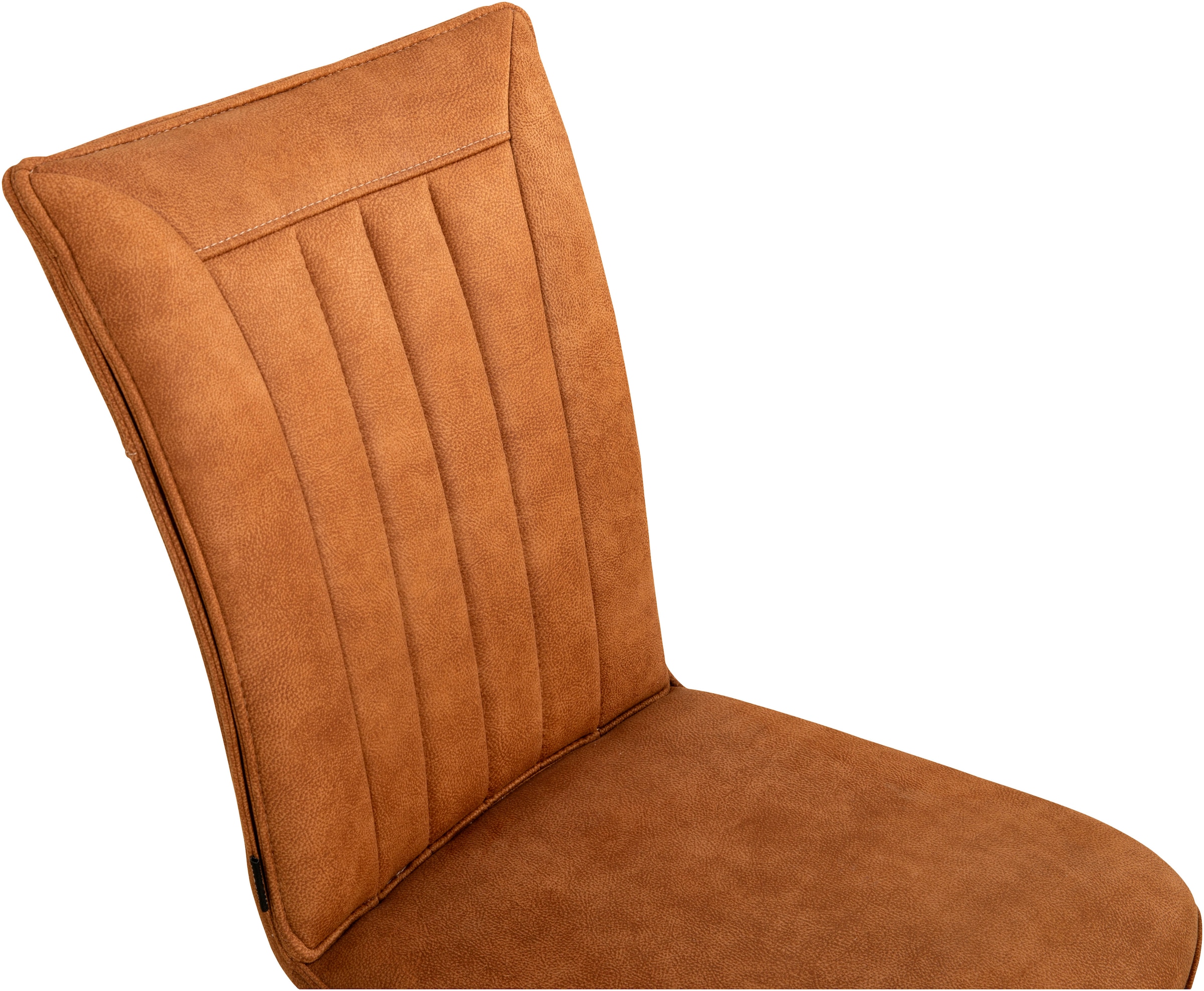 OMG Design Freischwinger »Amara«, (Set), 2 St., Stoff, Esszimmerstuhl, Küchenstuhl, pflegeleichter Bezug