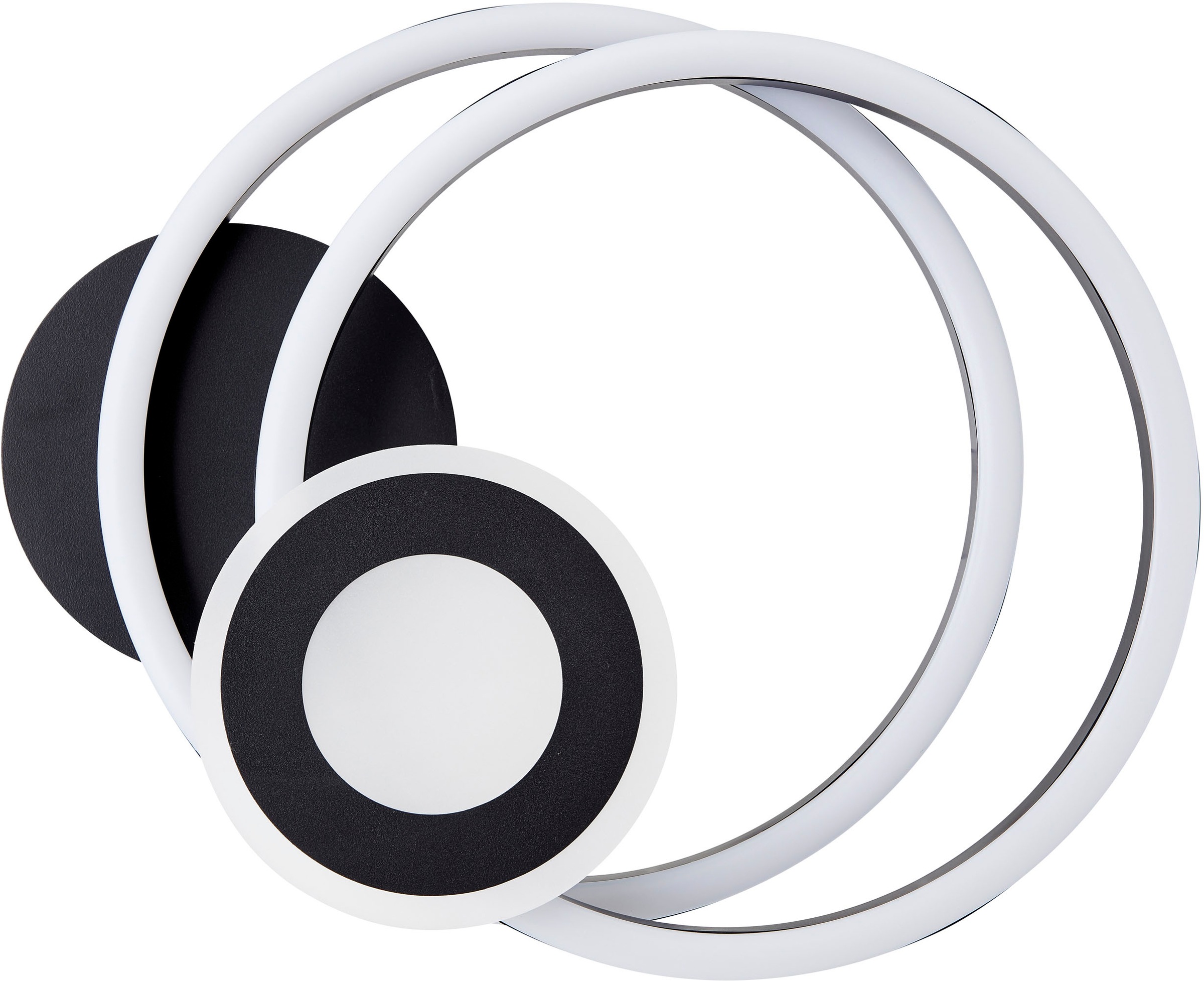 Brilliant LED Deckenleuchte »Avanza« LED-Modul Warmweiß LED-Profilleuchte, 30 x 52 cm, 2900 lm, 3000 K, schwenkbar, schwarz