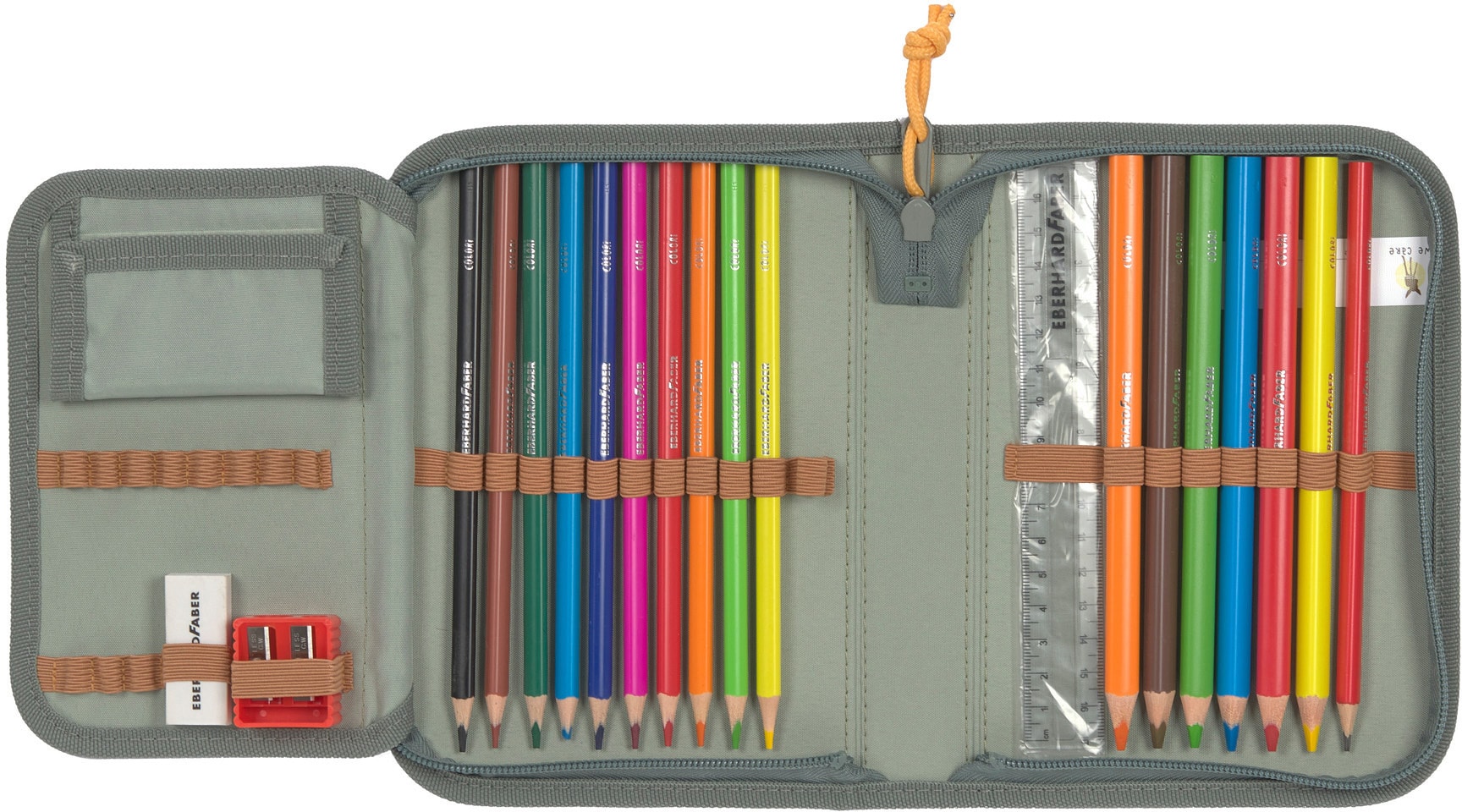 LÄSSIG Schulranzen »Unique, Boxy, Letters green«, Reflektoren, PETA-approved vegan; aus recycelten PET-Flaschen