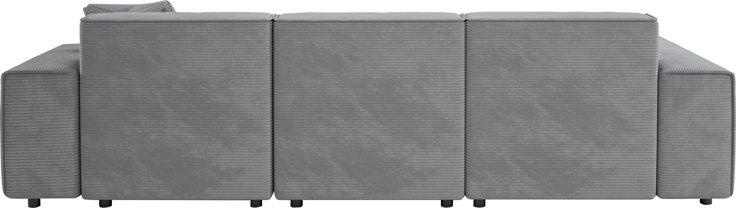 andas Ecksofa »Glimminge L-Form auch in Breitcord, Feincord + Easy care-Bezug,«, Breite 264, Zierkissen