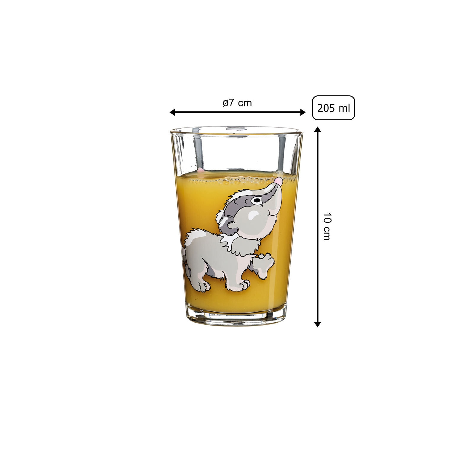 Ritzenhoff & Breker Kinderbecher »Kindergläser Waldtiere 205 ml 6er Set bunt«