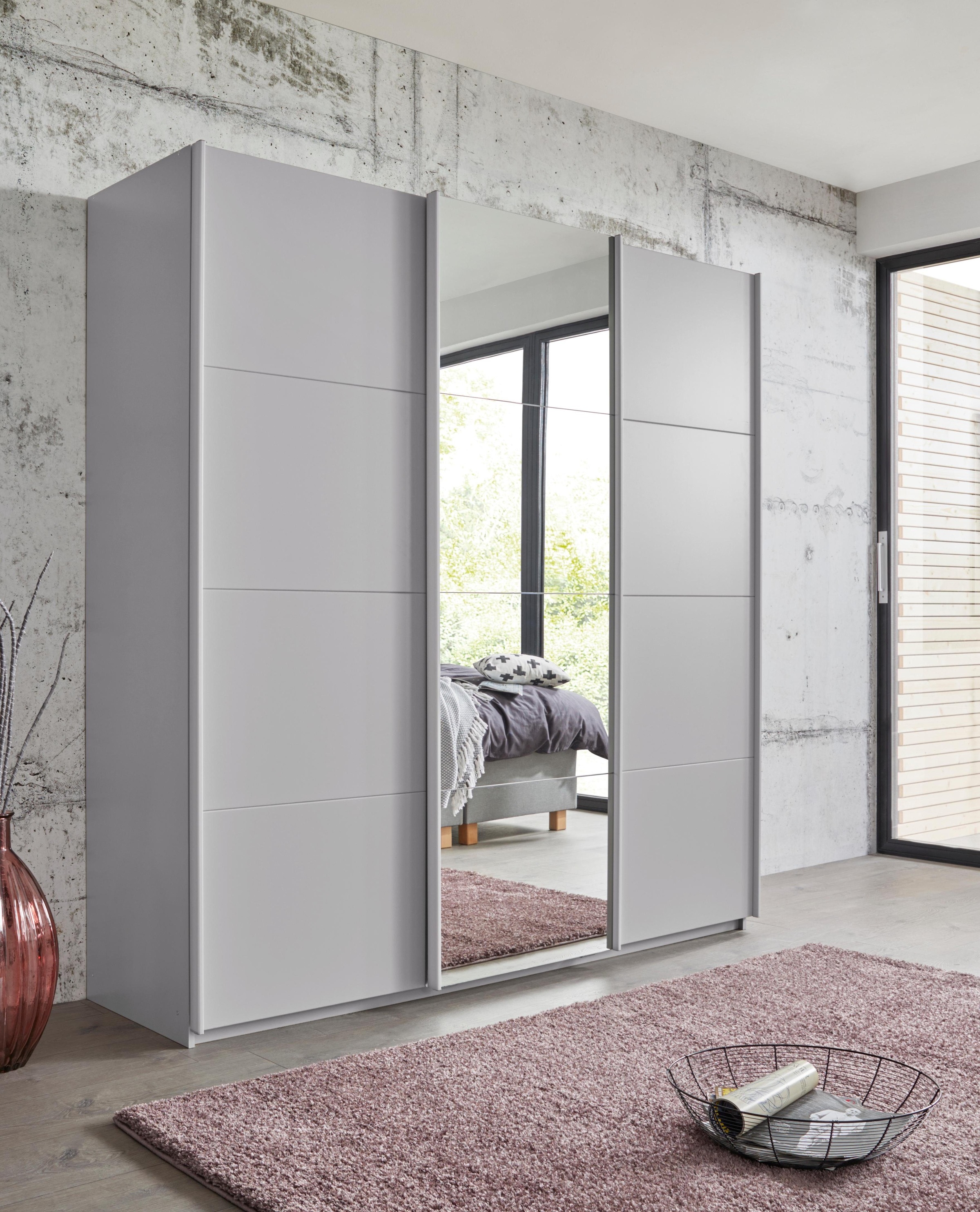 rauch Schwebetürenschrank »Kleiderschrank Schrank Garderobe Wäscheschrank BESTSELLER KEPAN«, inkl. Schubladen-Einsatz und extra Einlegeböden MADE IN GERMANY