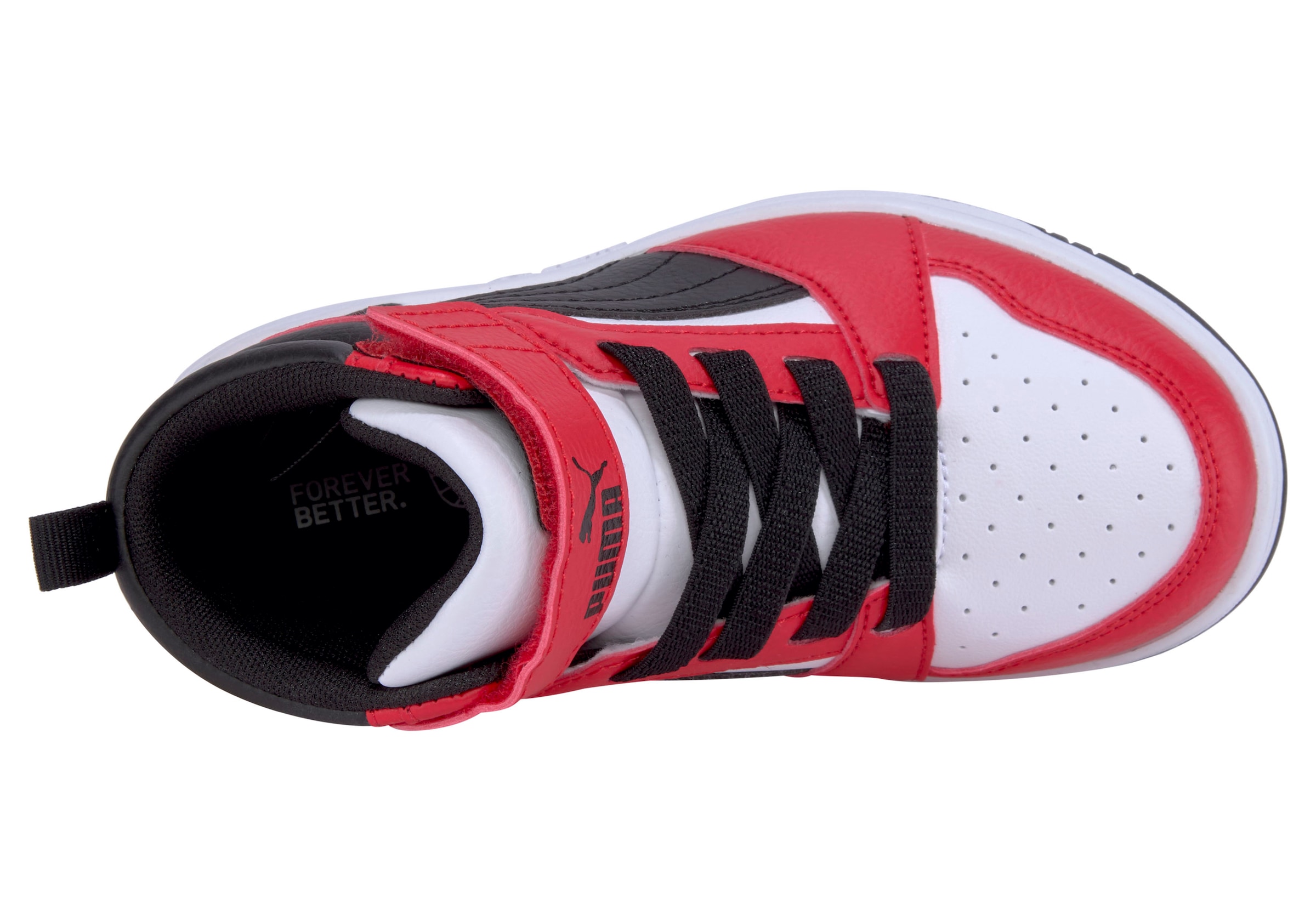 PUMA Sneaker »REBOUND V6 MID AC+ PS«  mit leicht profilierter Gummilaufsohle, mit Klettverschluss