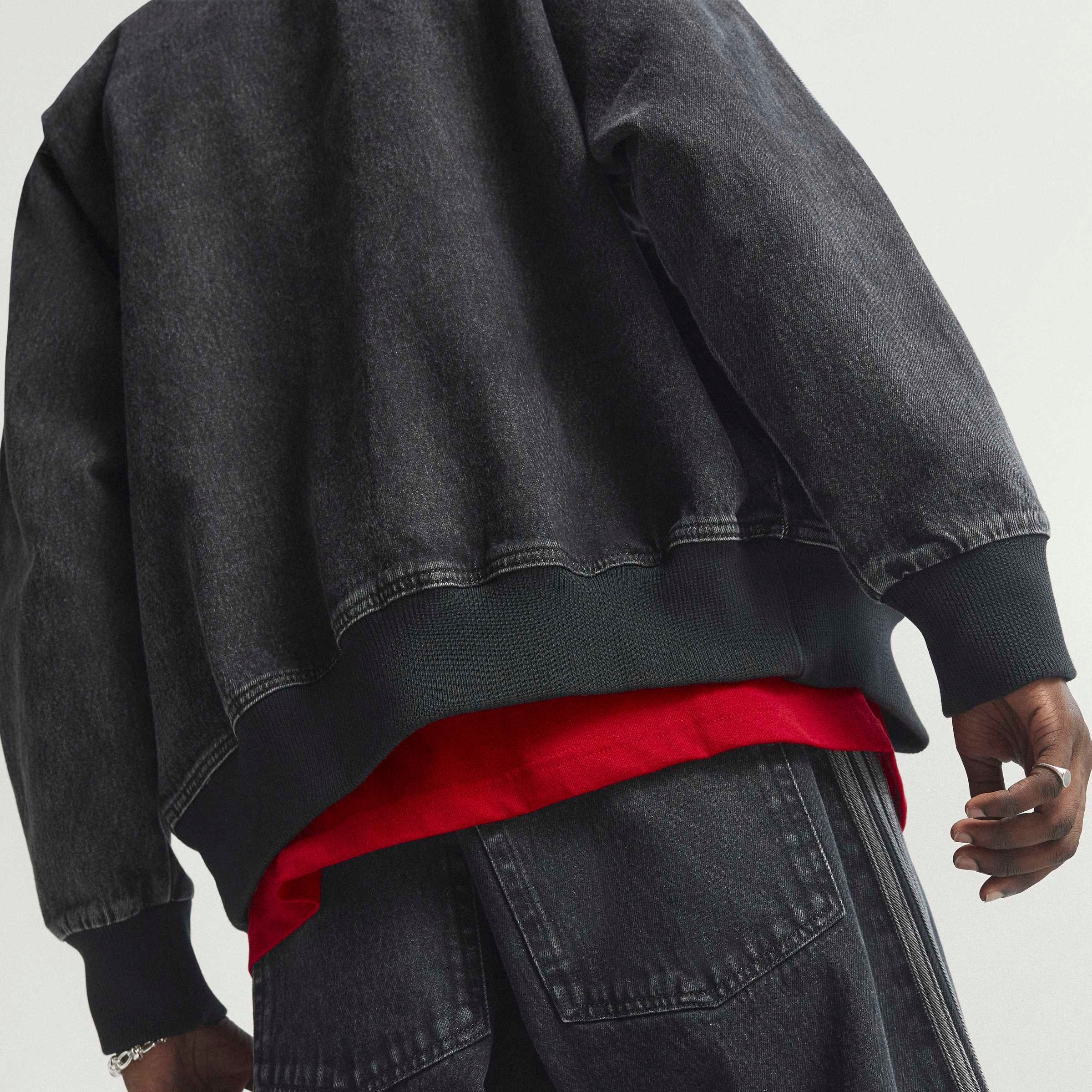 adidas Originals Jeansjacke »DENIM FB TT« mit Reißverschluss, aus Baumwolle