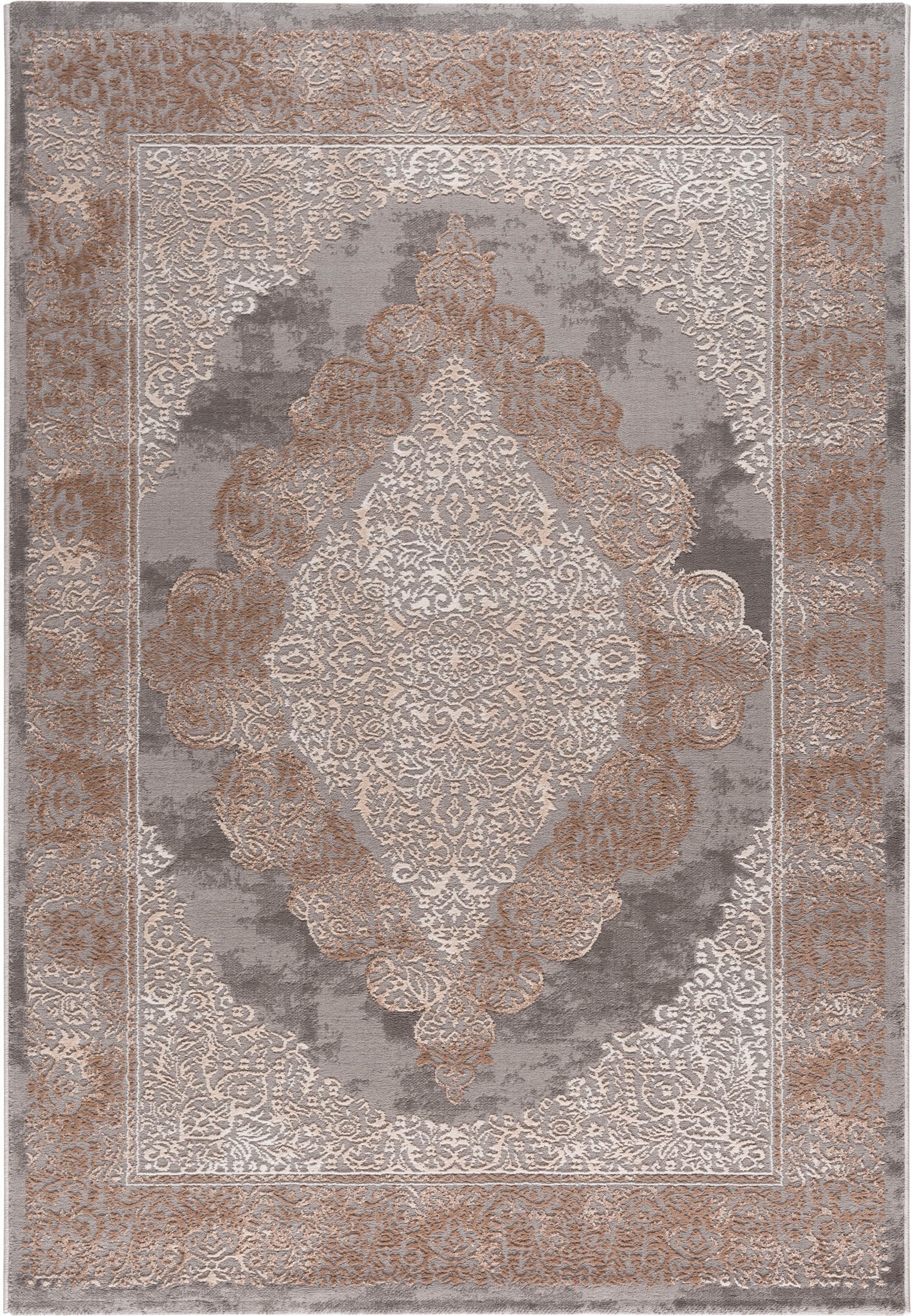 Sehrazat Teppich »Lexa 4000«, rechteckig, 9 mm Höhe, elegantes Vintage Design, prachtvoller 3D-Effekt