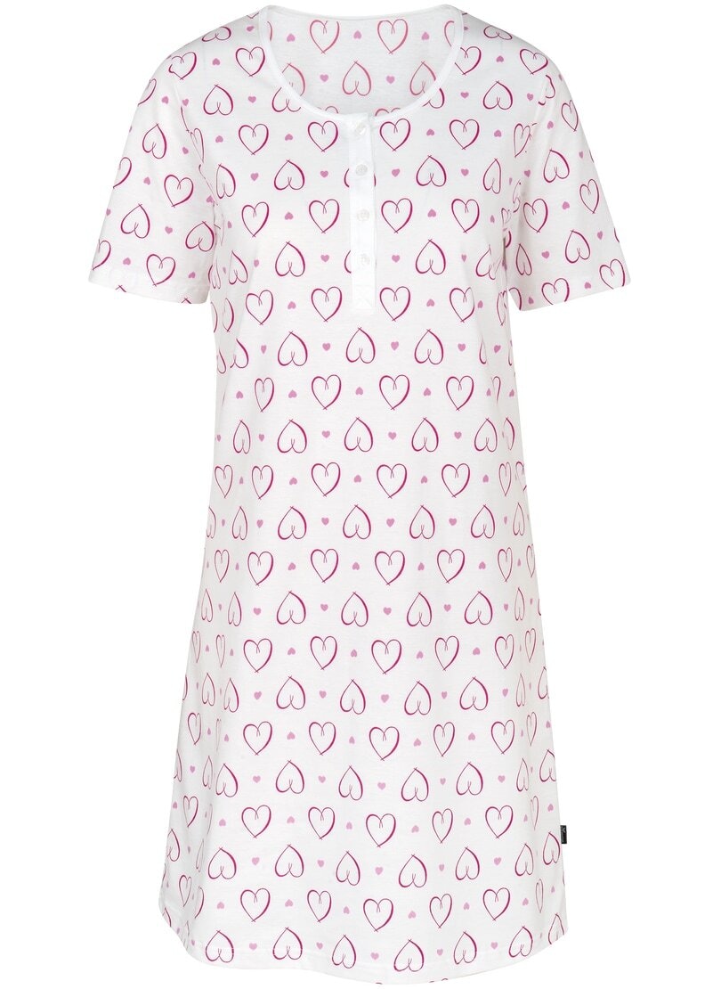 Trigema Nachthemd »TRIGEMA Nachthemd mit herzigem Allover-Print« bei | Nachthemden
