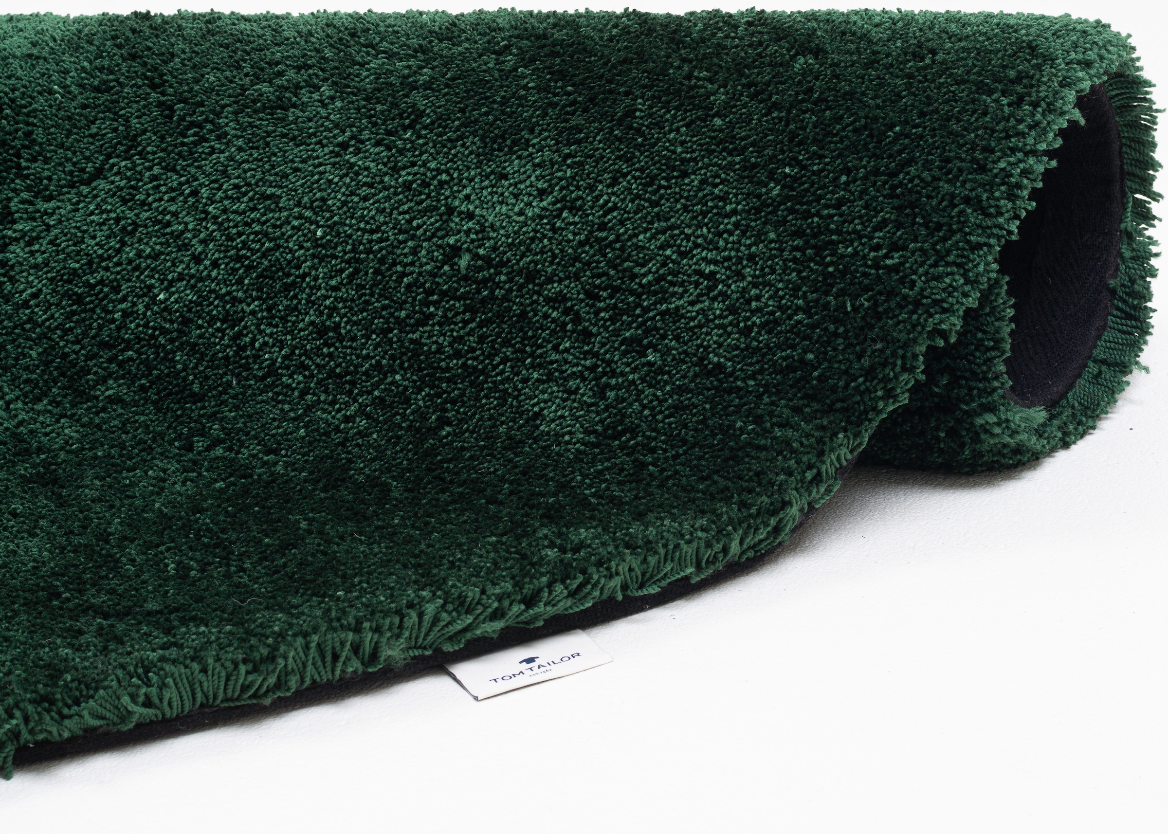 TOM TAILOR HOME Hochflor-Teppich »Shaggy Teppich Cozy«, rund, 25 mm Höhe, Uni Farben, auch in Pastell Farben, weich & kuschelig