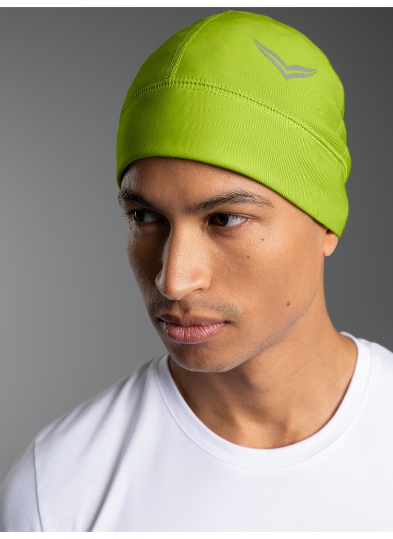 Trigema Strickmütze »TRIGEMA Mütze mit reflektierendem Logo« 1 Stk.