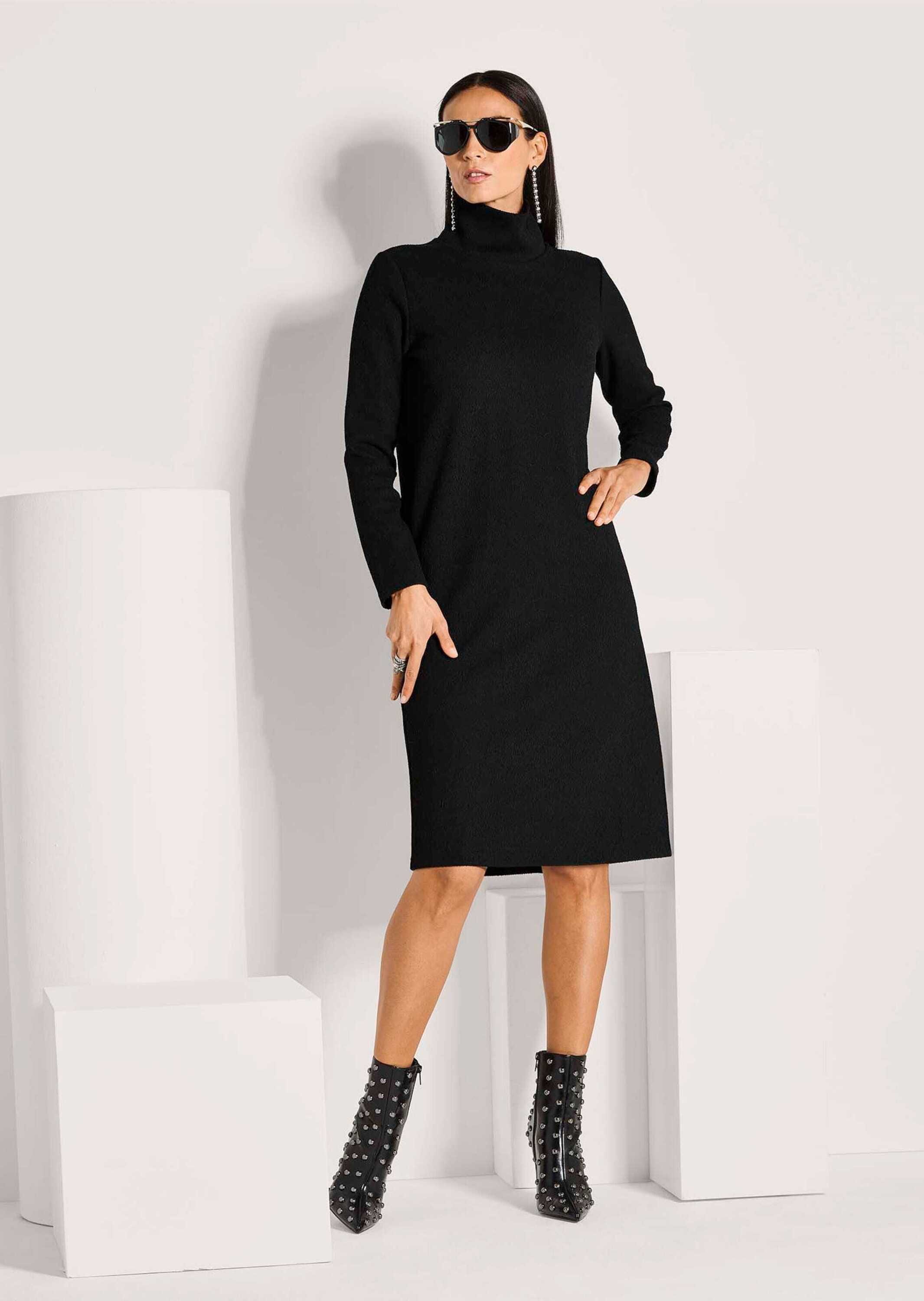 MADELEINE Sommerkleid »Etuikleid Elegantes Businesskleid mit Stehkragen« Stehkragen