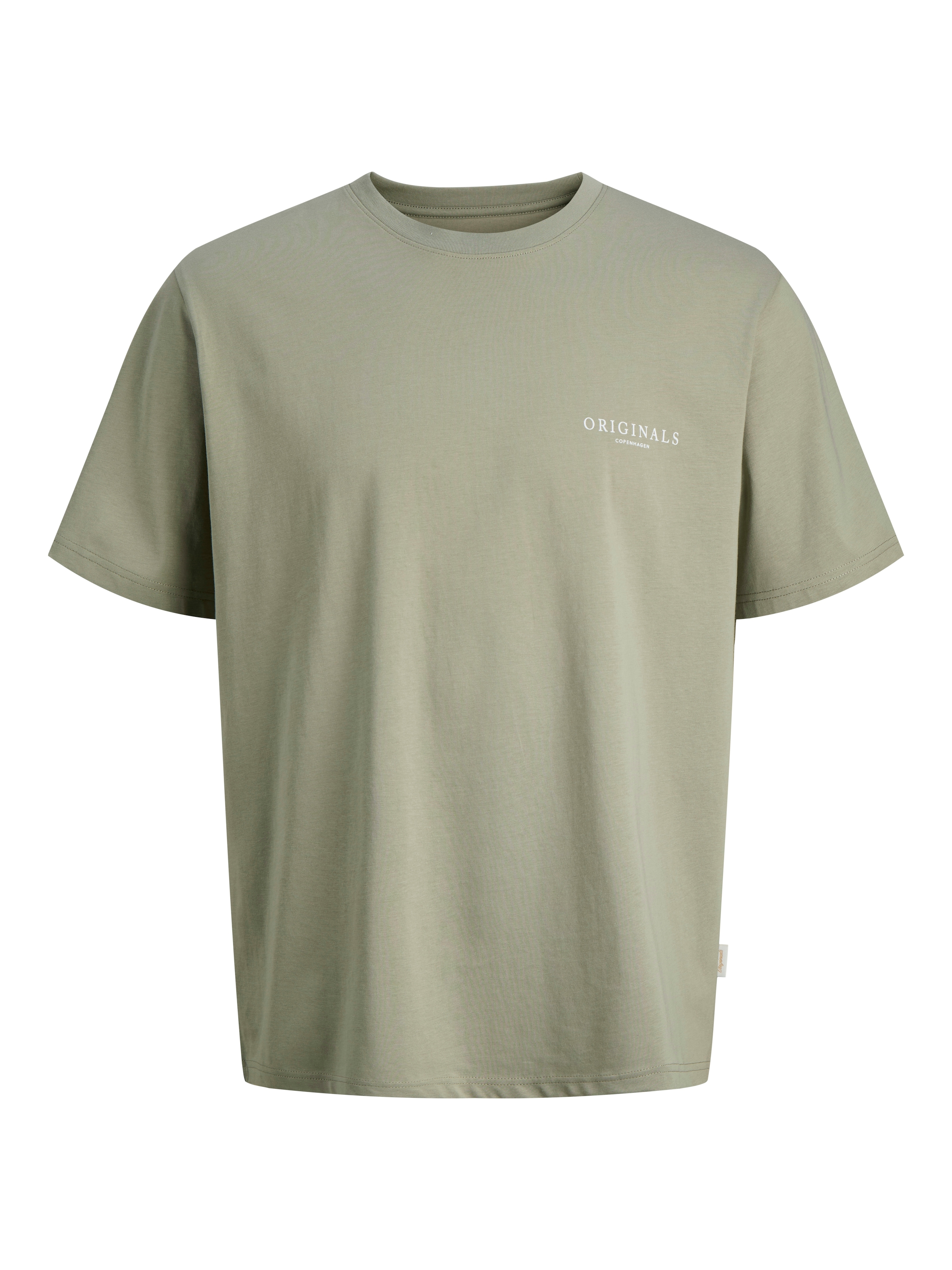Jack & Jones Kurzarmshirt »JORMONTAUK AOP BACK TEE SS CREW NECK« Baumwolle, regular fit