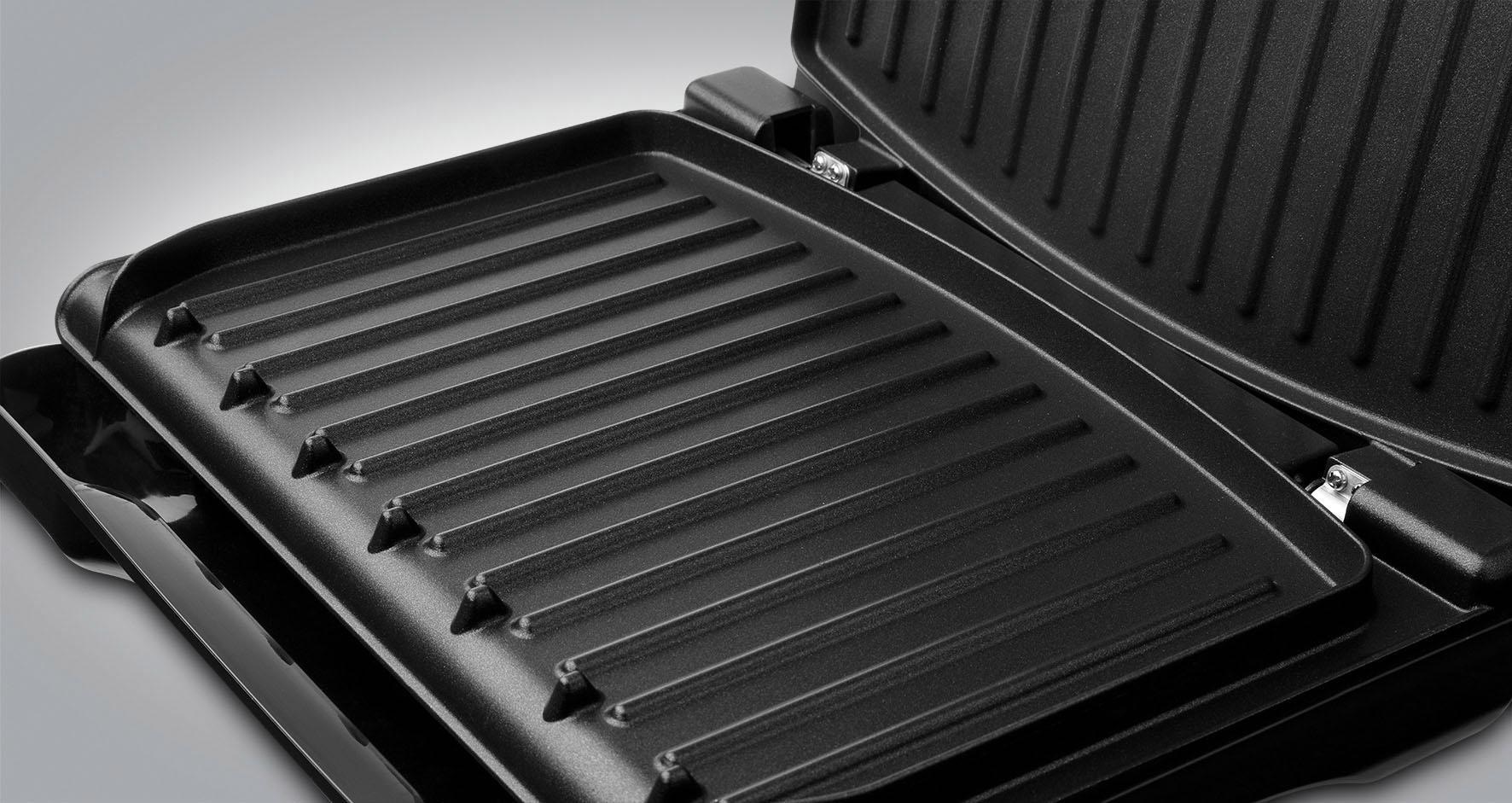 George Foreman Kontaktgrill »Steel Familiy Fitnessgrill Rot 25040-56«, 1650 W