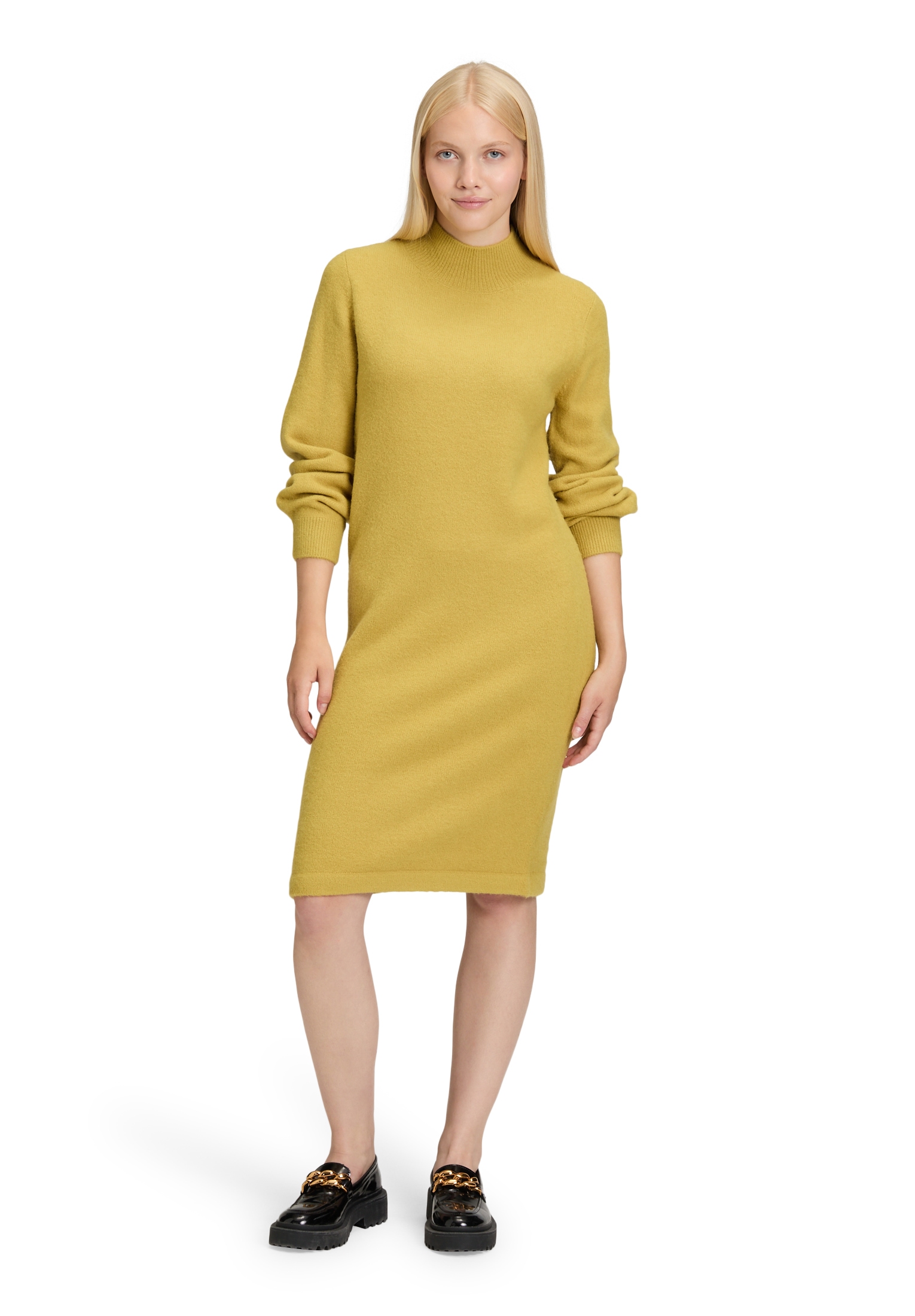 Cartoon Strickkleid »Strickkleid mit Stehkragen«