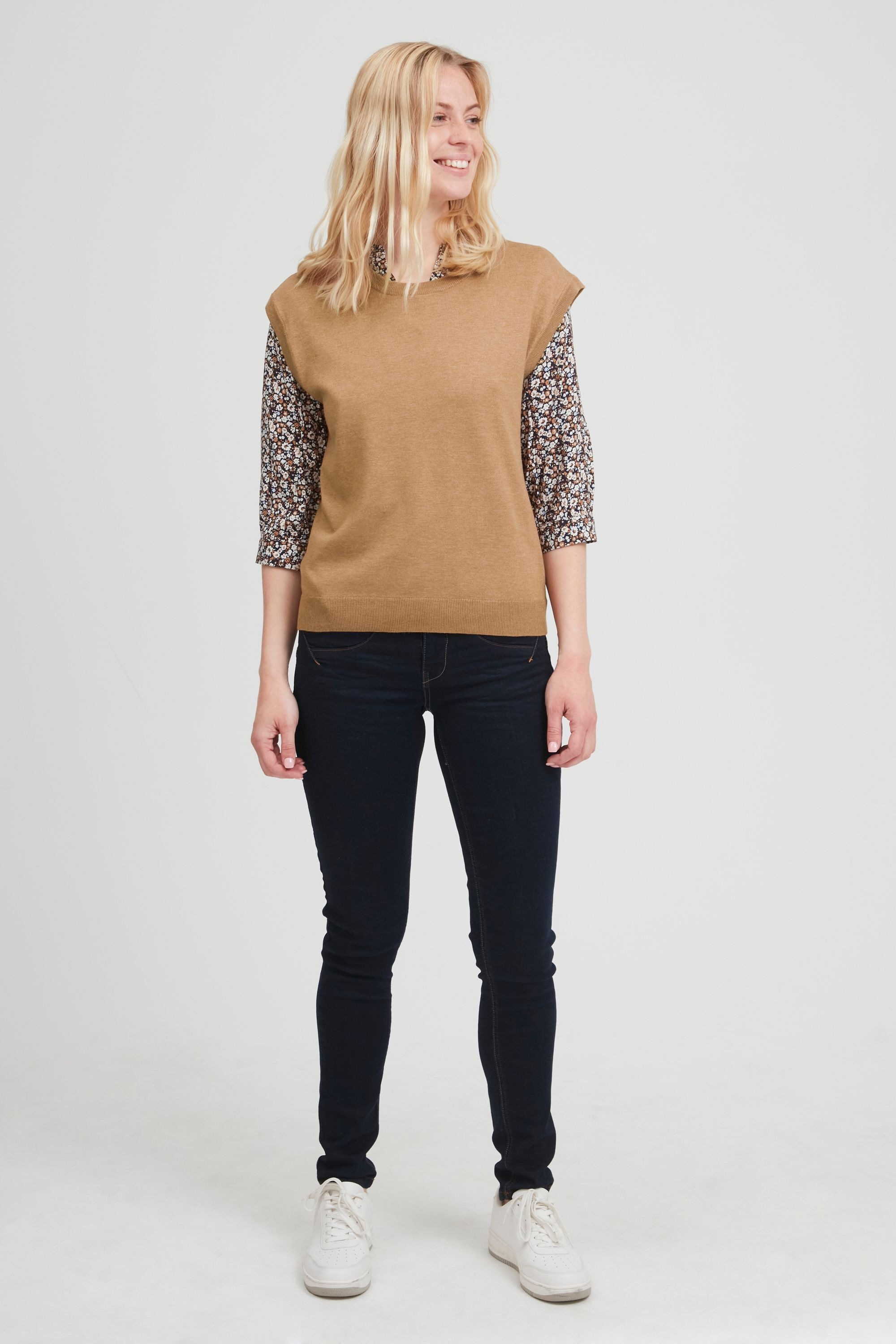 fransa Strickjacke »Kurzarmpullover FRZubasic«