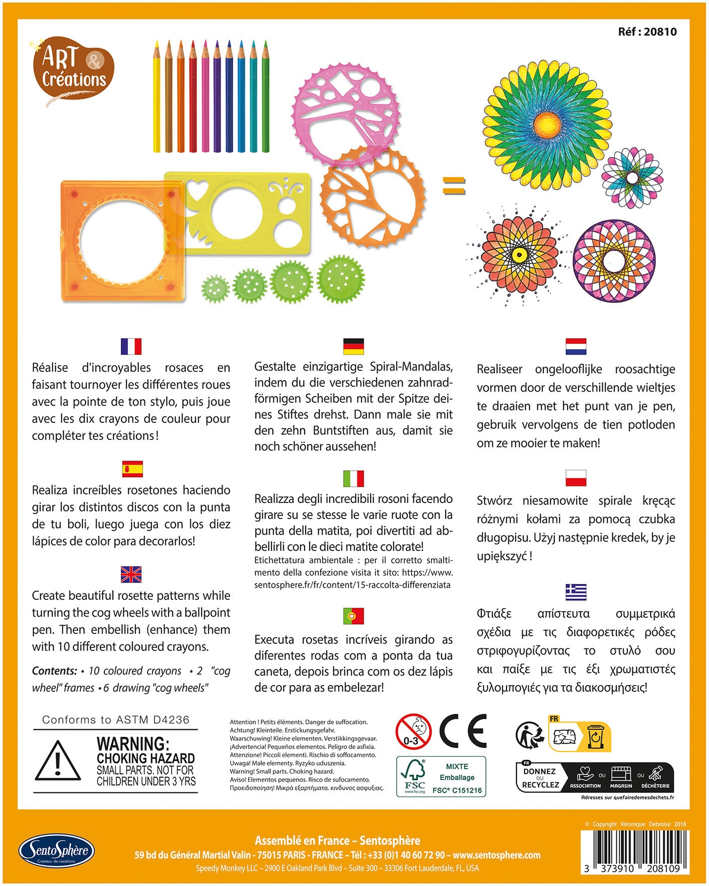 SentoSphere Kreativset »Spiralart«