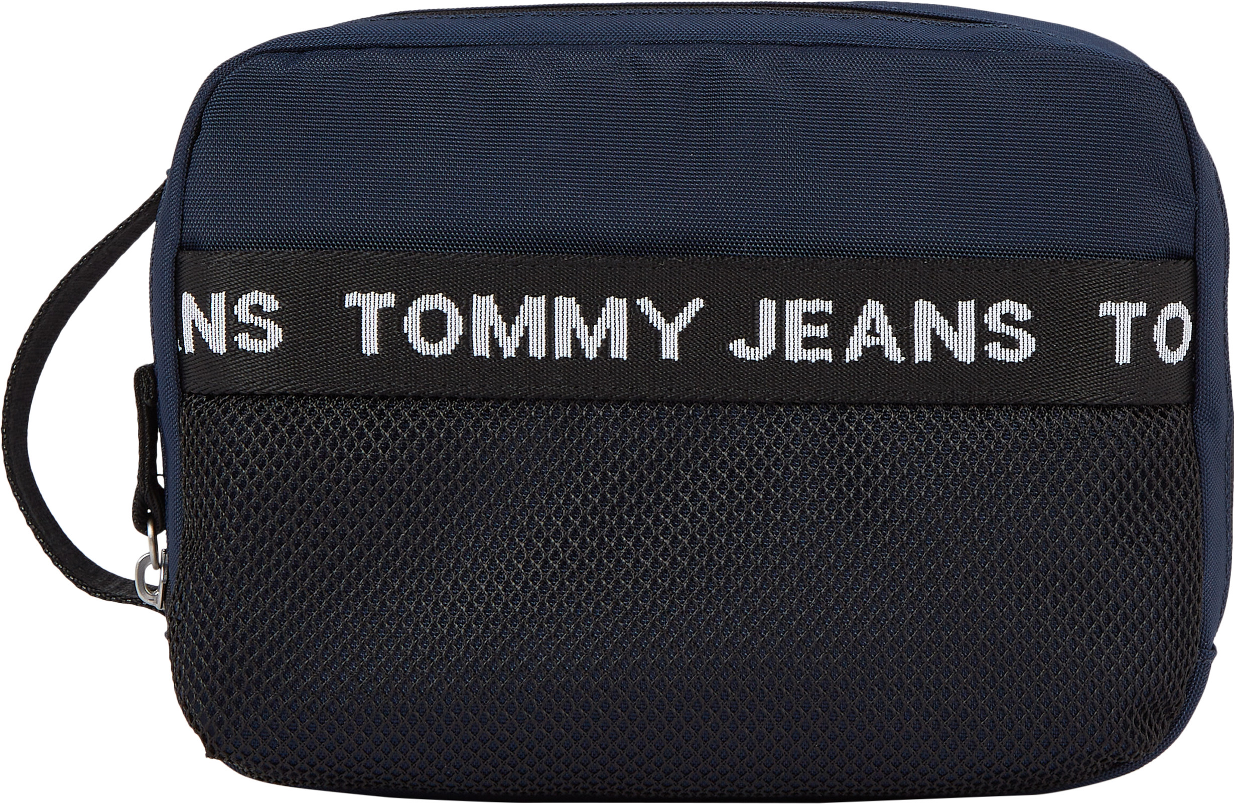 Kosmetiktasche »TJM ESSENTIAL NYLON WASHBAG«, mit Netzfach vorne