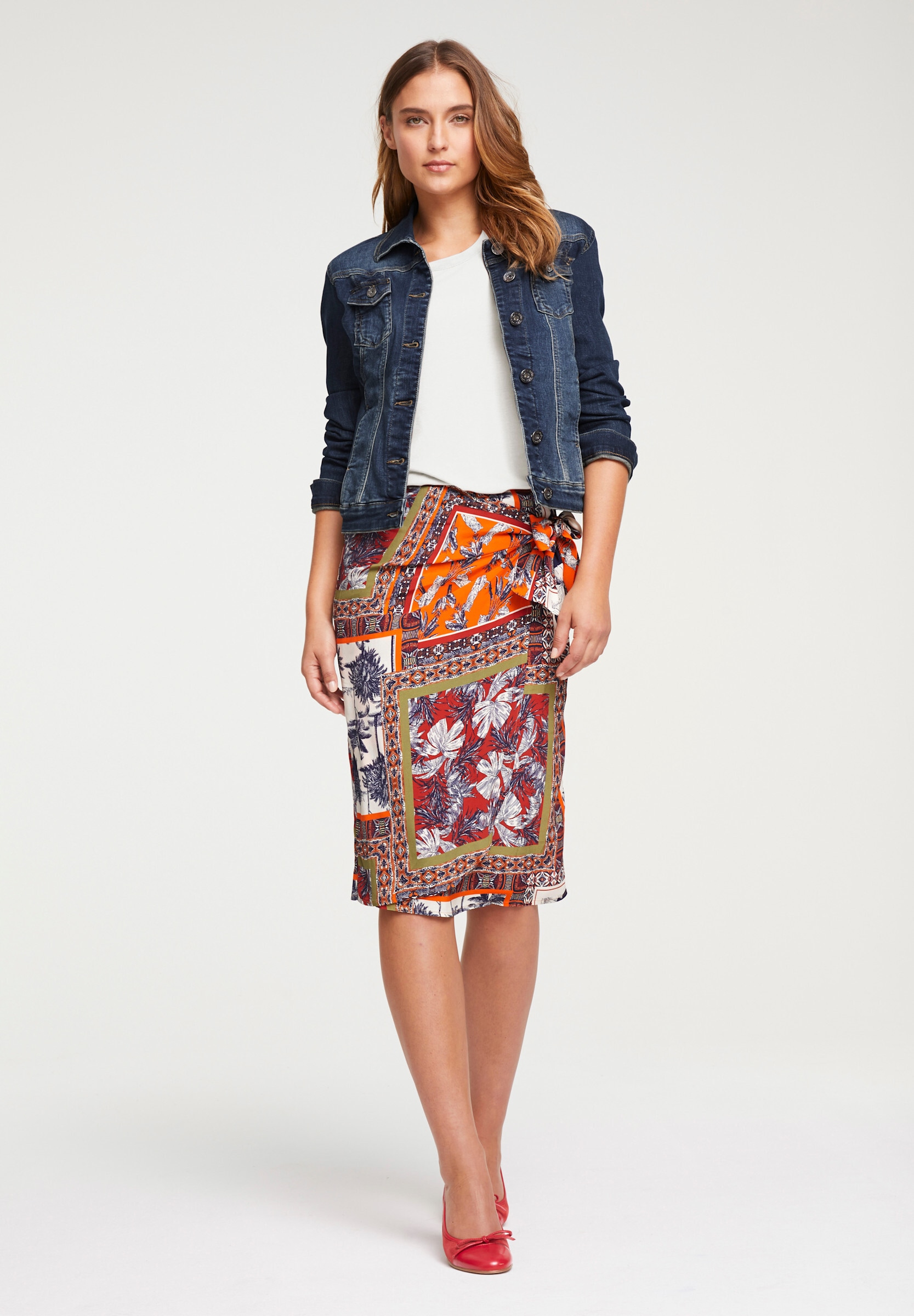 heine Jackenblazer »Jeans-Jacke Jeansjacke in Used-Waschung«