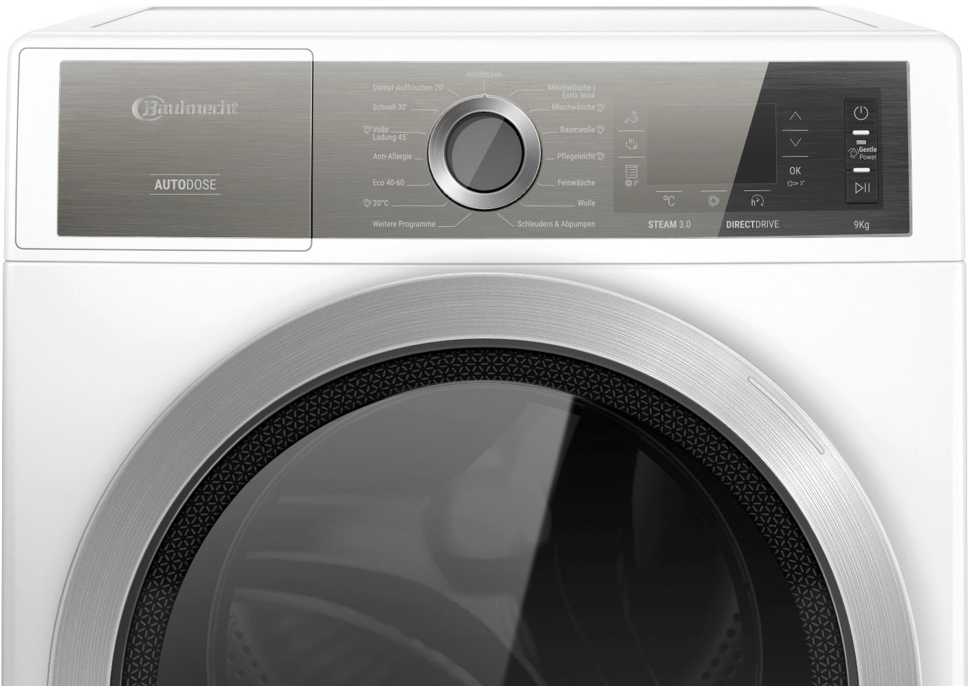BAUKNECHT Waschmaschine »B8 Jahren 1400 W946WB 9 DE, Garantie Jahre U/min, mit Herstellergarantie DE«, W946WB XXL AutoDose, 3 B8 kg, 4