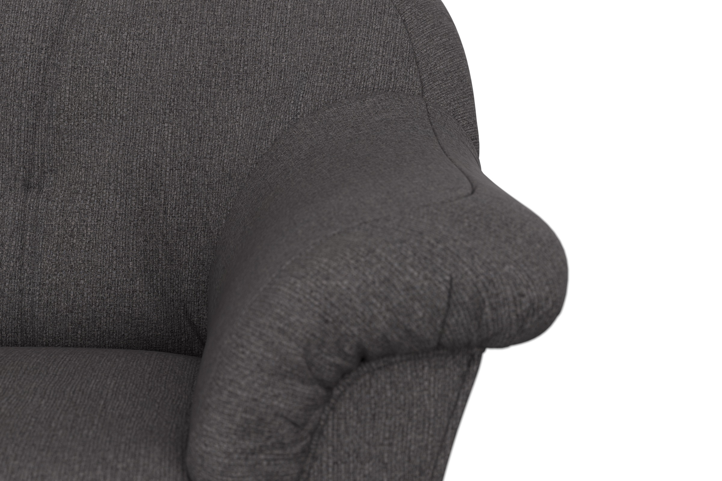 DOMO collection Ecksofa »Pegnitz, elegante Rückensteppung, kompakte Stellmaße 238/141cm, L-Form«, wahlweise mit Bettfunktion