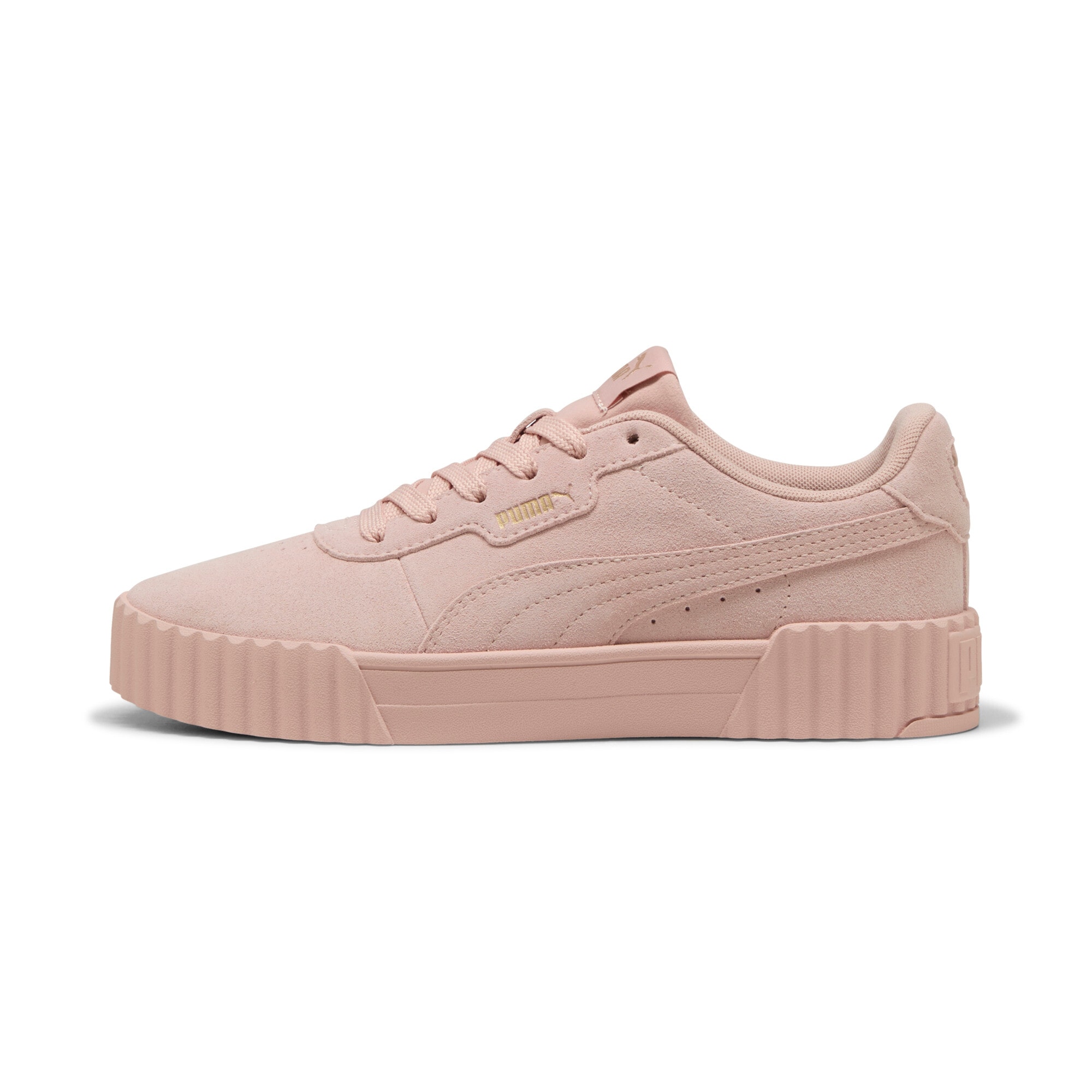 PUMA Sneaker »CARINA 30 SD«  aus Wildleder, mit SOFTFOAM+ Einlegesohle, mit Schnürung