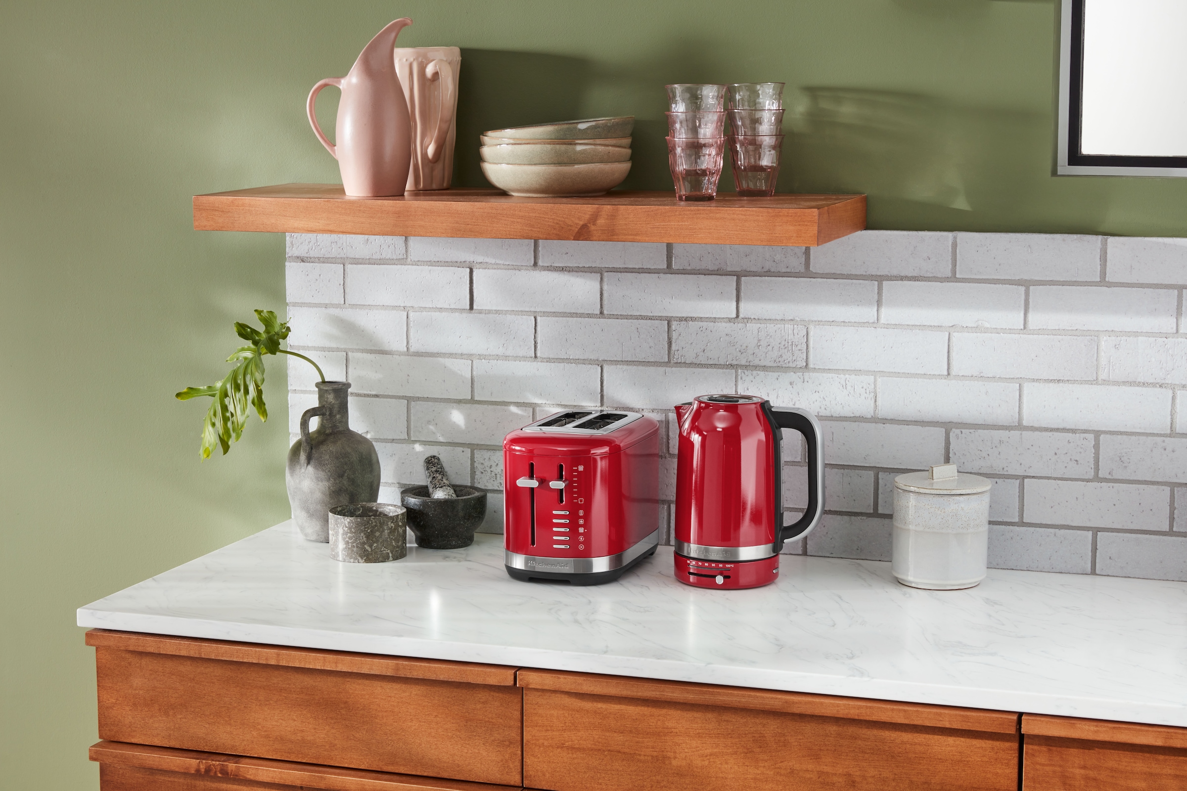 KitchenAid Wasserkocher »5KEK1701EER empire red«, 1,7 l, 2400 W