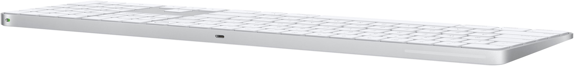 Apple Apple-Tastatur »Magic Keyboard mit Touch ID und Ziffernblock«, (Ziffernblock-Multimedia-Tasten-USB-Anschluss)