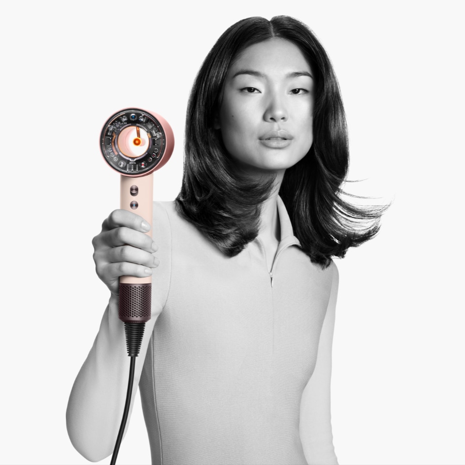 DYSON Haartrockner »Dyson Supersonic Nural™ Straight+Wavy Ceramic Pink/Roségold« 1.600 W 5 Aufsätze Automatische Temperaturanpassung