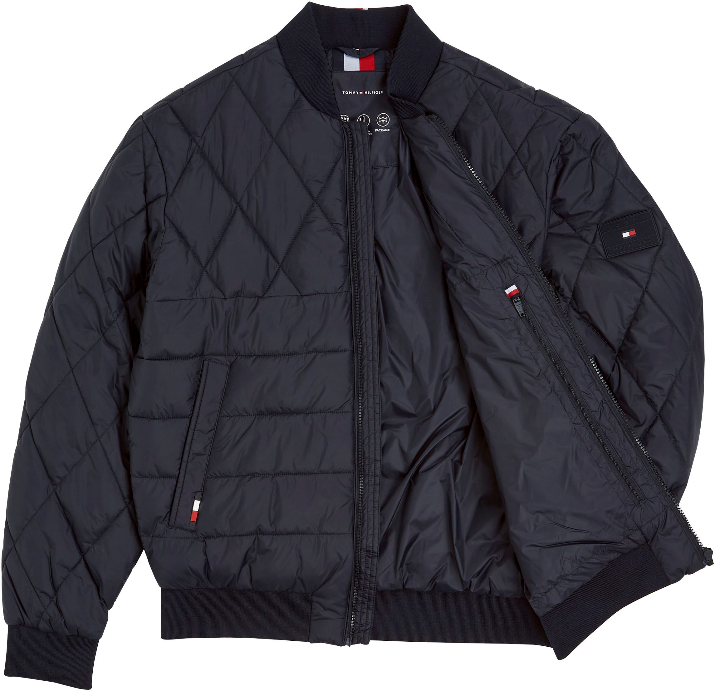 Tommy Hilfiger Steppjacke »PACKABLE RECYCLED BOMBER«