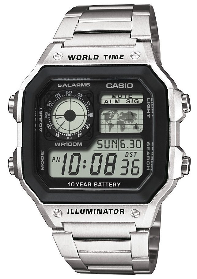 CASIO TIMELESS COLLECTION Chronograph »AE-1200WHD-1AVEF«, Quarzuhr, Armbanduhr, Herrenuhr, digital,...