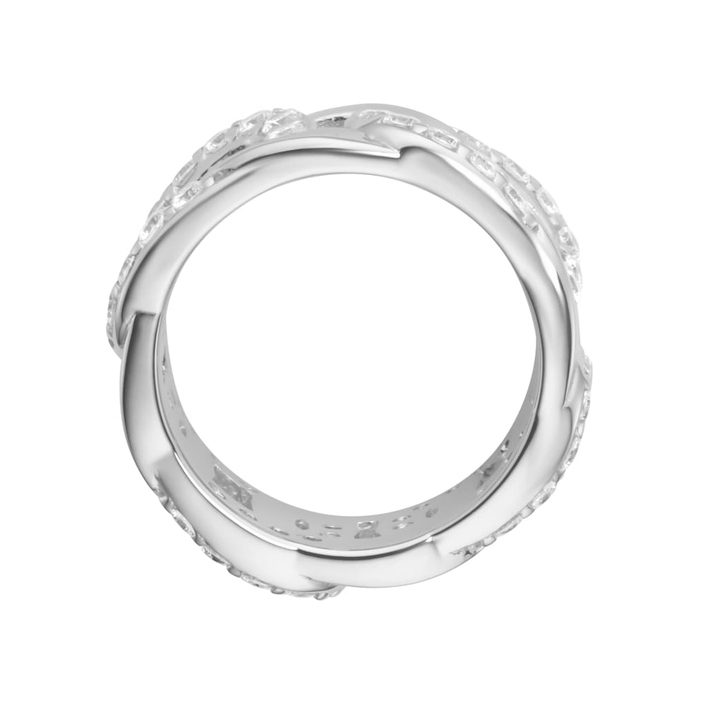 GIORGIO MARTELLO MILANO Silberring »Ring mit weißen Zirkonia, Silber 925«