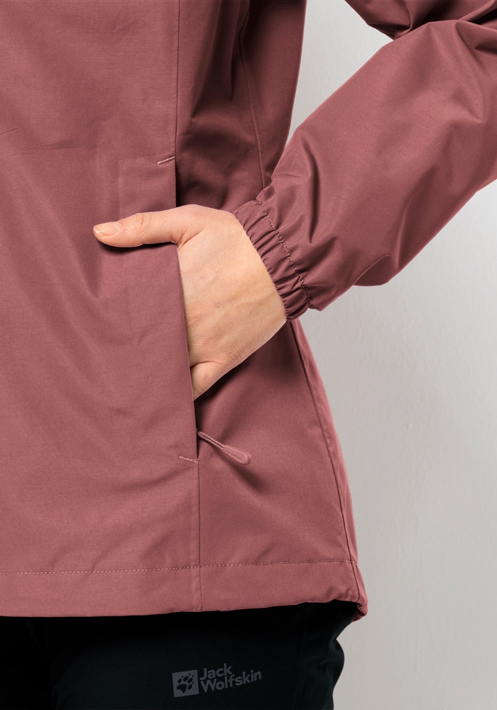 Jack Wolfskin Outdoorjacke »STORMY POINT 2L JKT W«, mit Kapuze