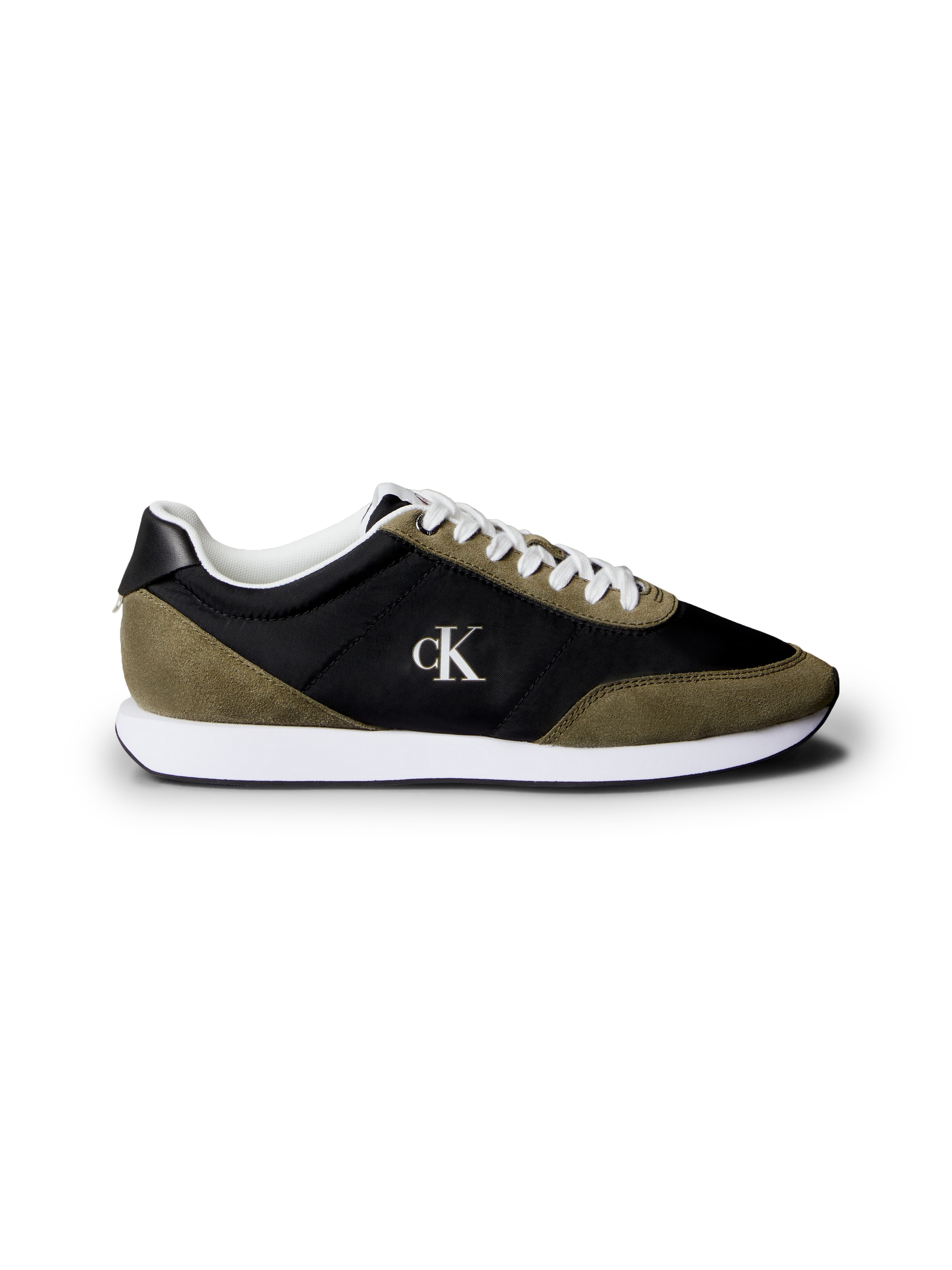 Calvin Klein Jeans Sneaker »RETRO RUNNER ESS MIX MAT«  Runner-Sneaker, Freizeitschuh, Halbschuh mit seitlichem CK-Logo