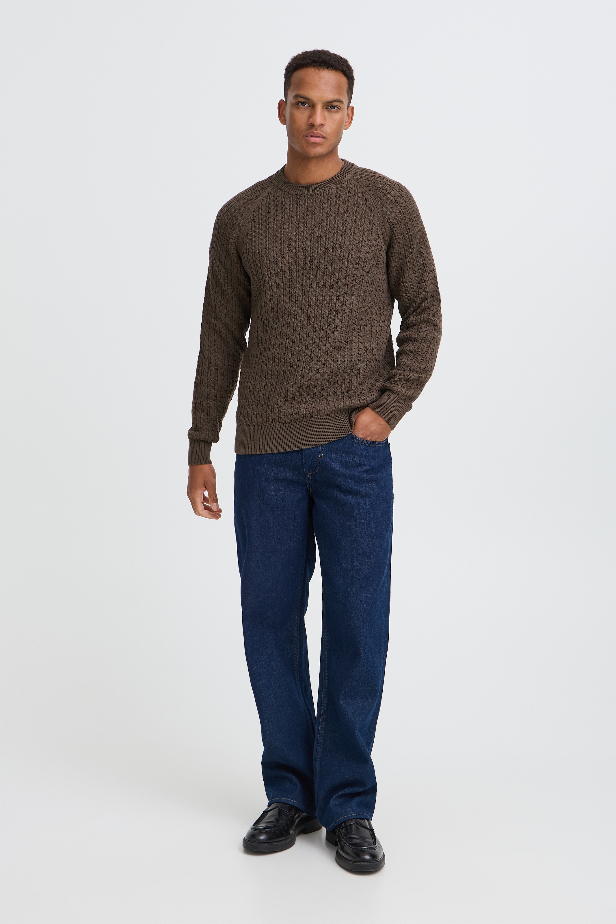 Blend Rundhalspullover »BHABALE CREW« Baumwolle, regular fit