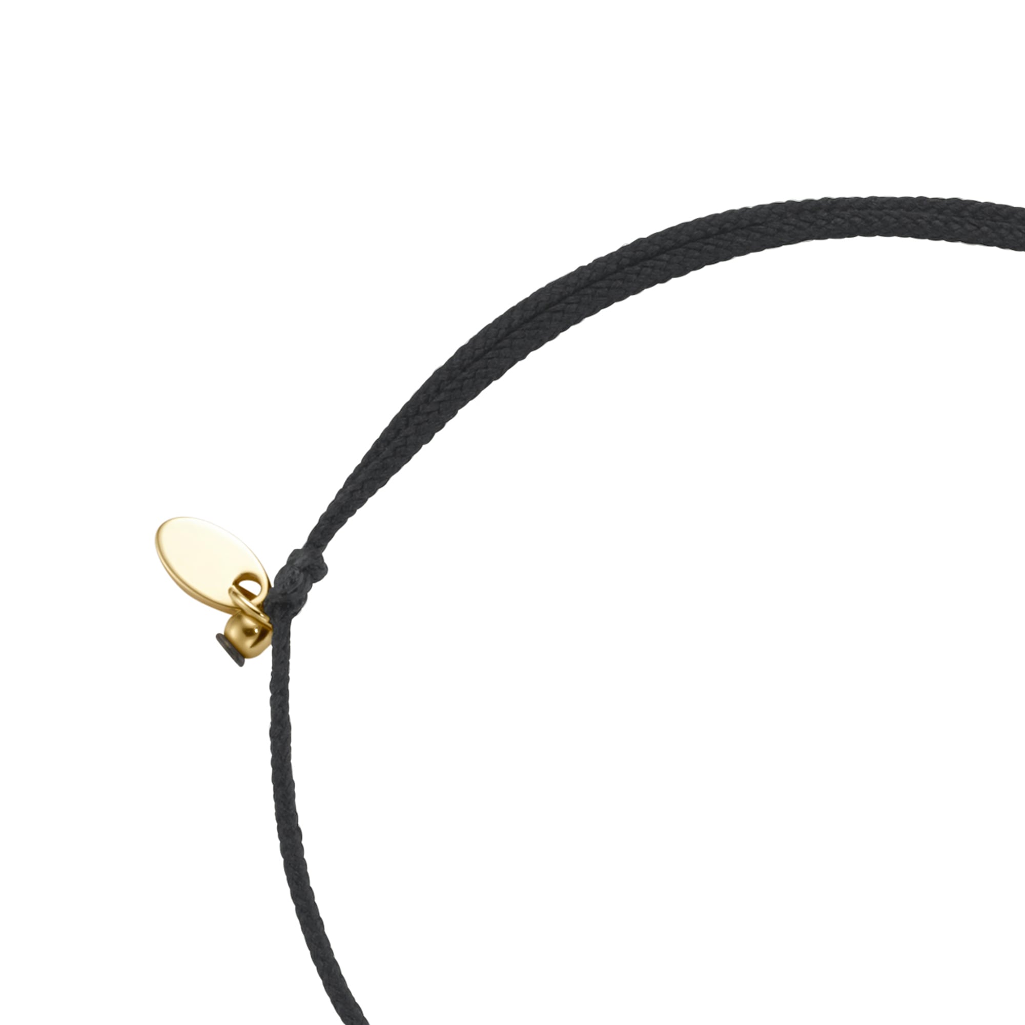 Luigi Merano Armband »Armband Textilband mit Stäbchen, Gold 375«