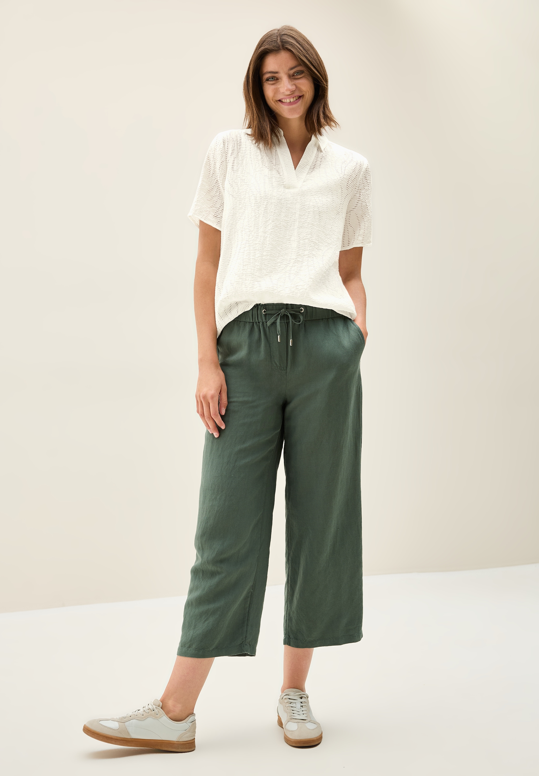 Cecil Hemdbluse, mit leichtem Struktur Muster
