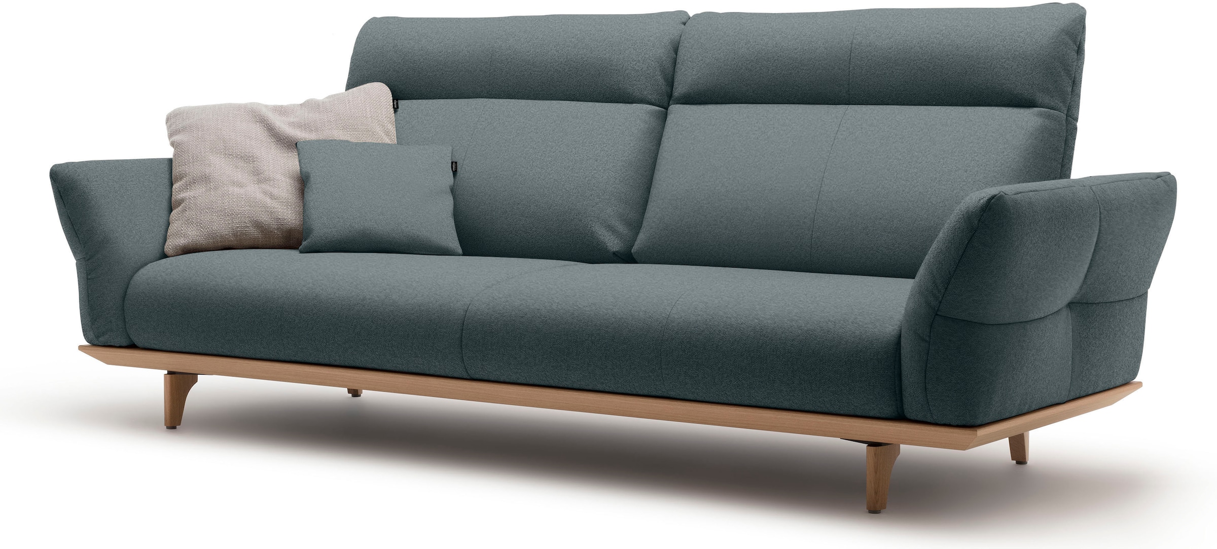 Creation BY ROLF BENZ 3,5-Sitzer »CR.460«, Sockel in Eiche, Füße Eiche natur, Breite 228 cm