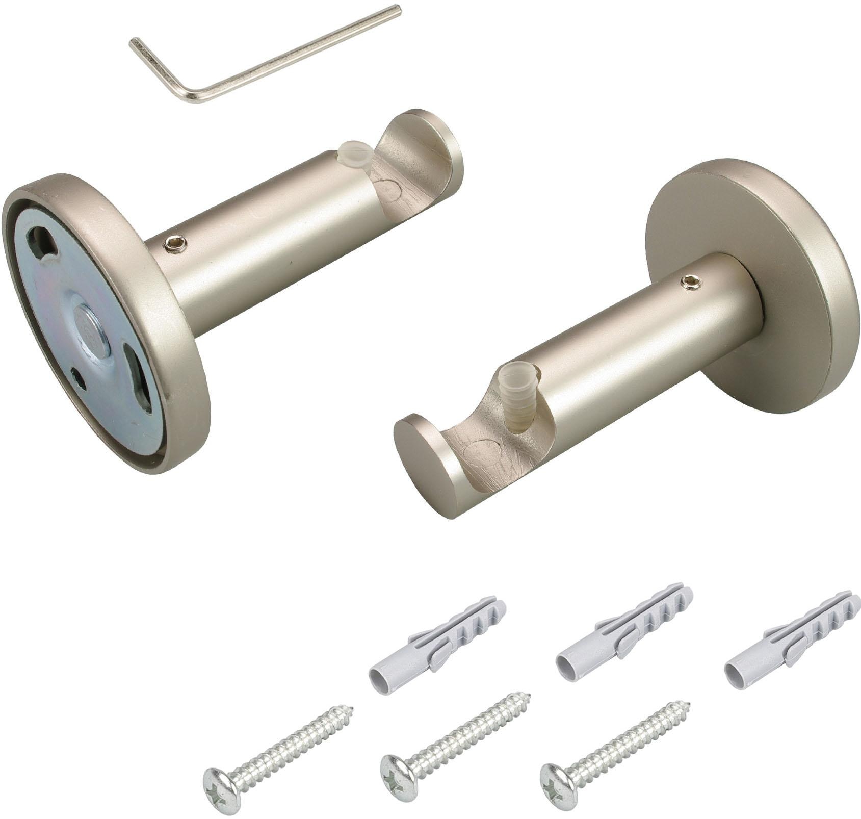 Liedeco Gardinenstangenhalter, (1 St.), für Gardinenstangen Ø 16 mm
