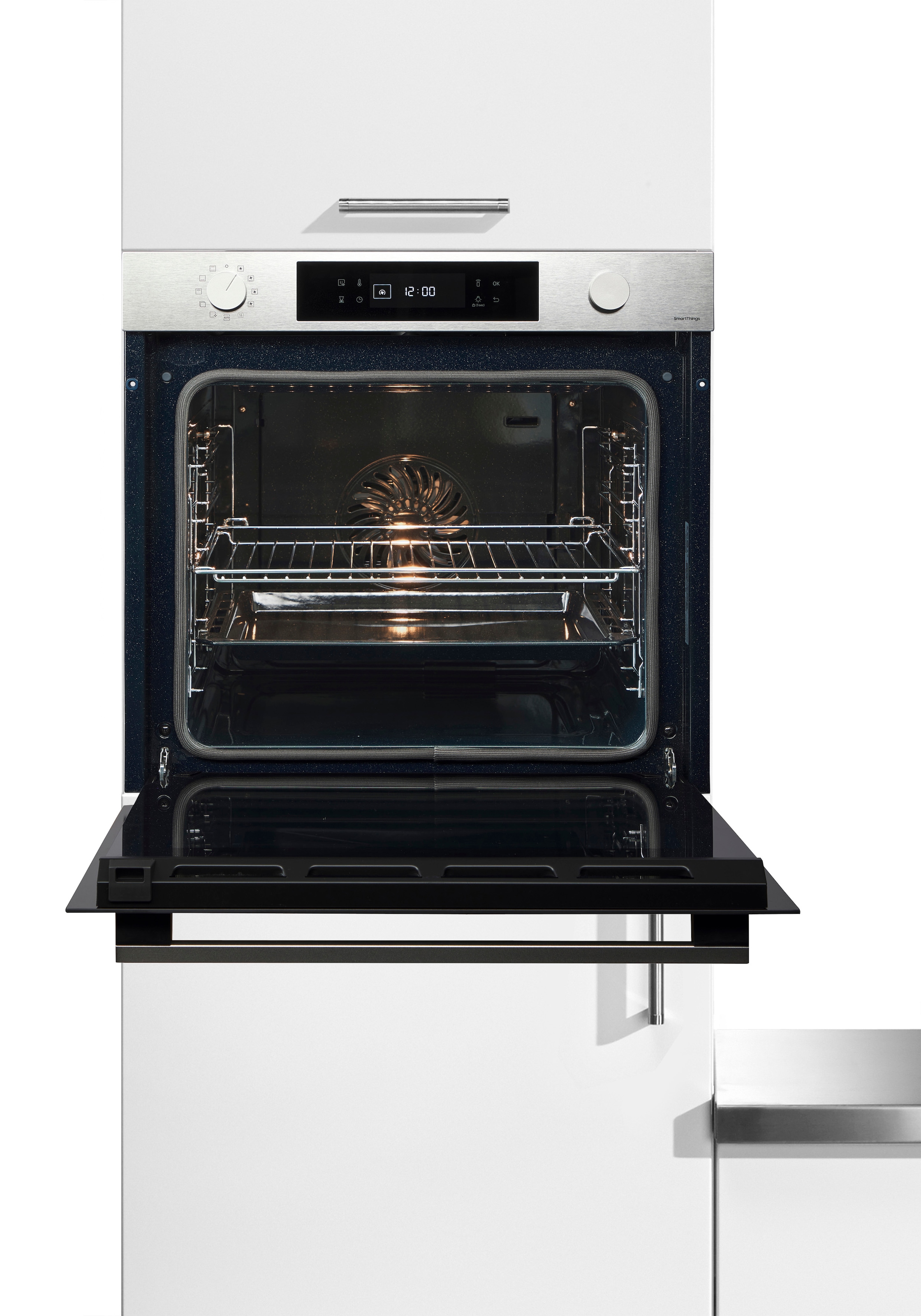 Samsung Einbaubackofen NV7400B »NV7B41307AS« mit Pyrolyse-Selbstreinigung Raumwunder - XXL-Innenraum mit 76L, langsam schließender Tür und WiFi