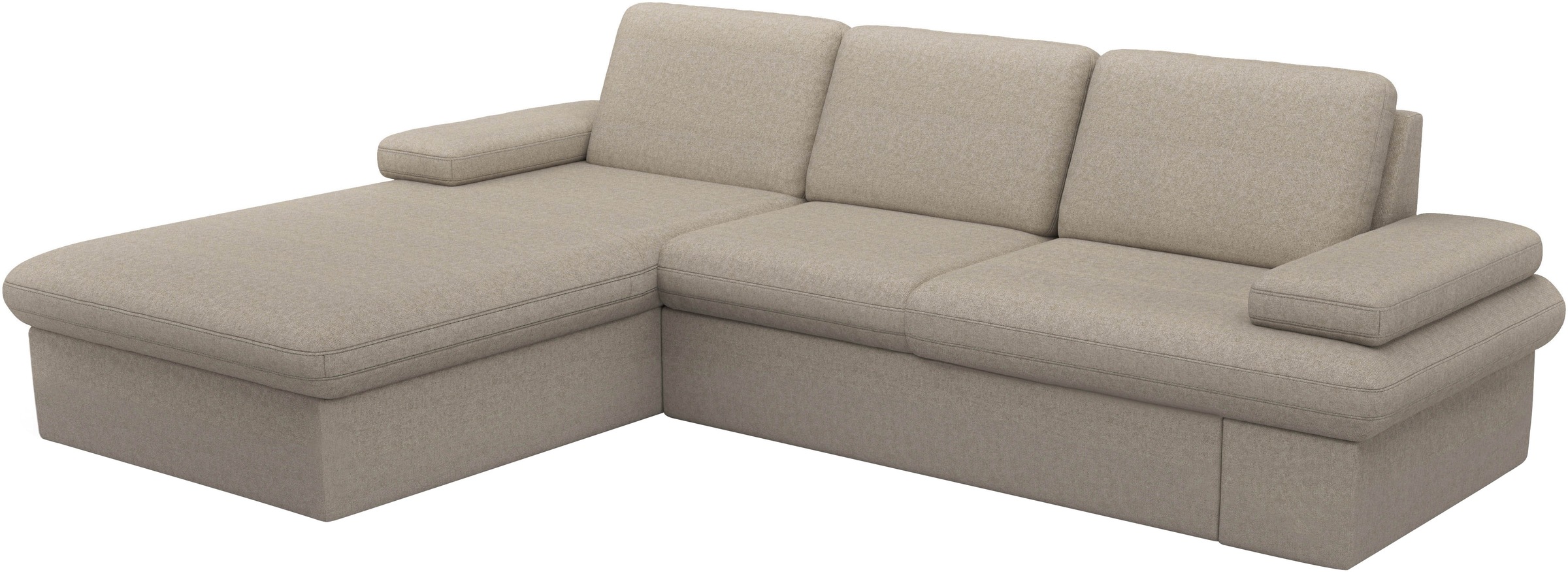 sit&more Ecksofa »Moreno«, mit Armteilverstellung,wahlweise mit Bettfunktion
