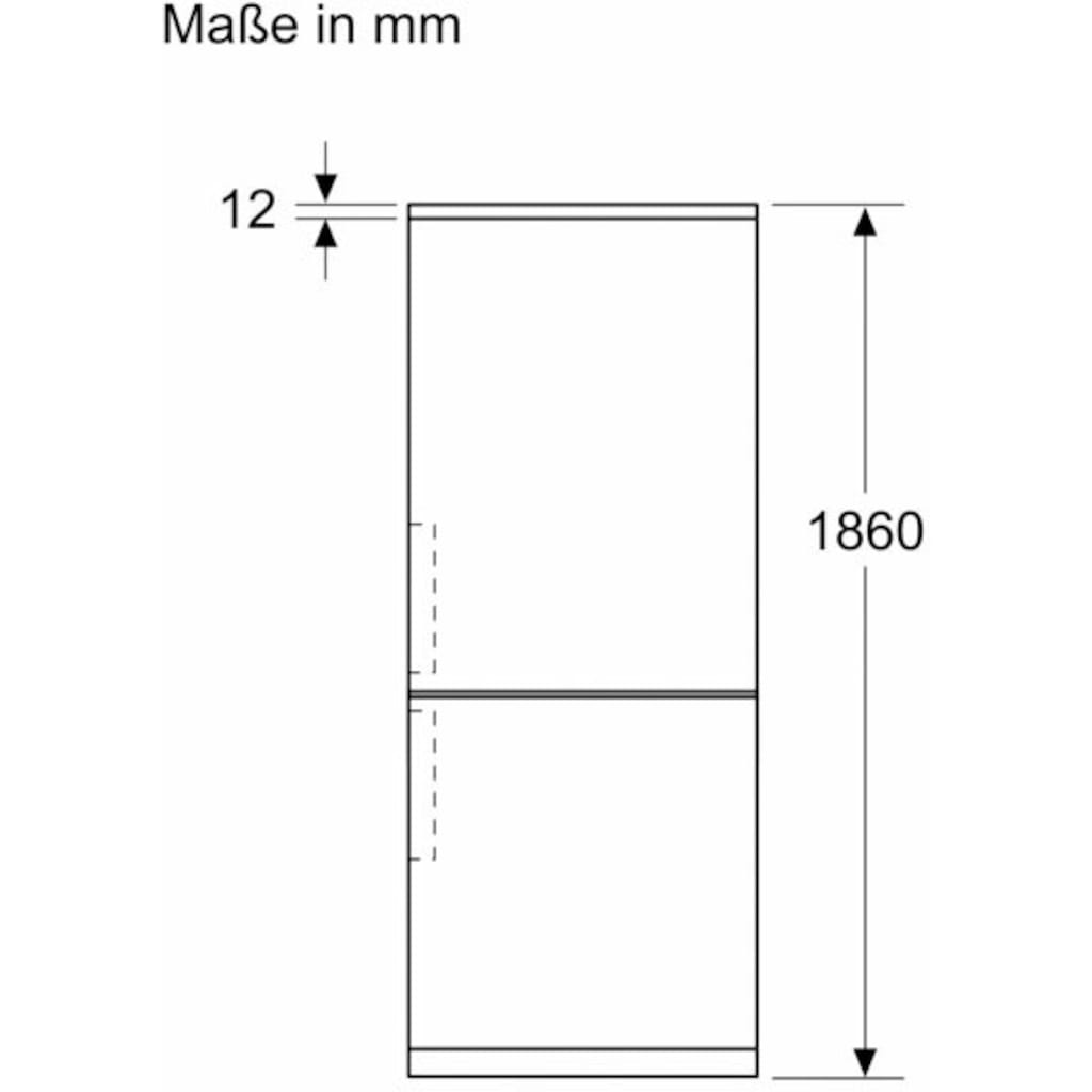 SIEMENS Kühl-/Gefrierkombination, KG36NXWDF, 186,0 cm hoch, 60,0 cm breit