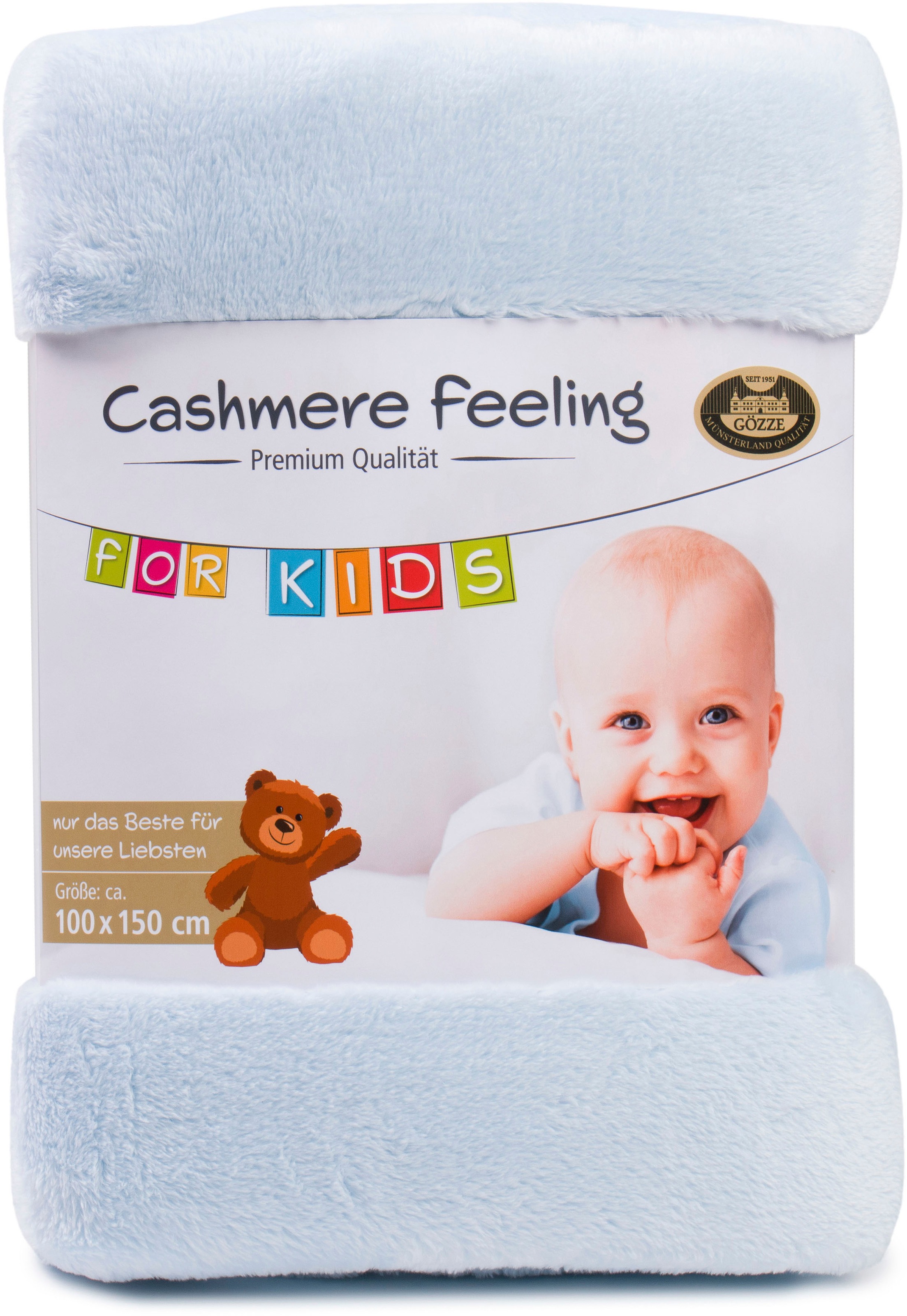 Gözze Kinderdecke »Premium Cashmerefeeling«, kuschelig warm