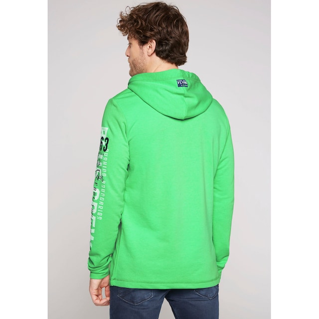 DAVID Kapuzensweatshirt, CAMP Patch an bei der Kapuze mit ♕ Label