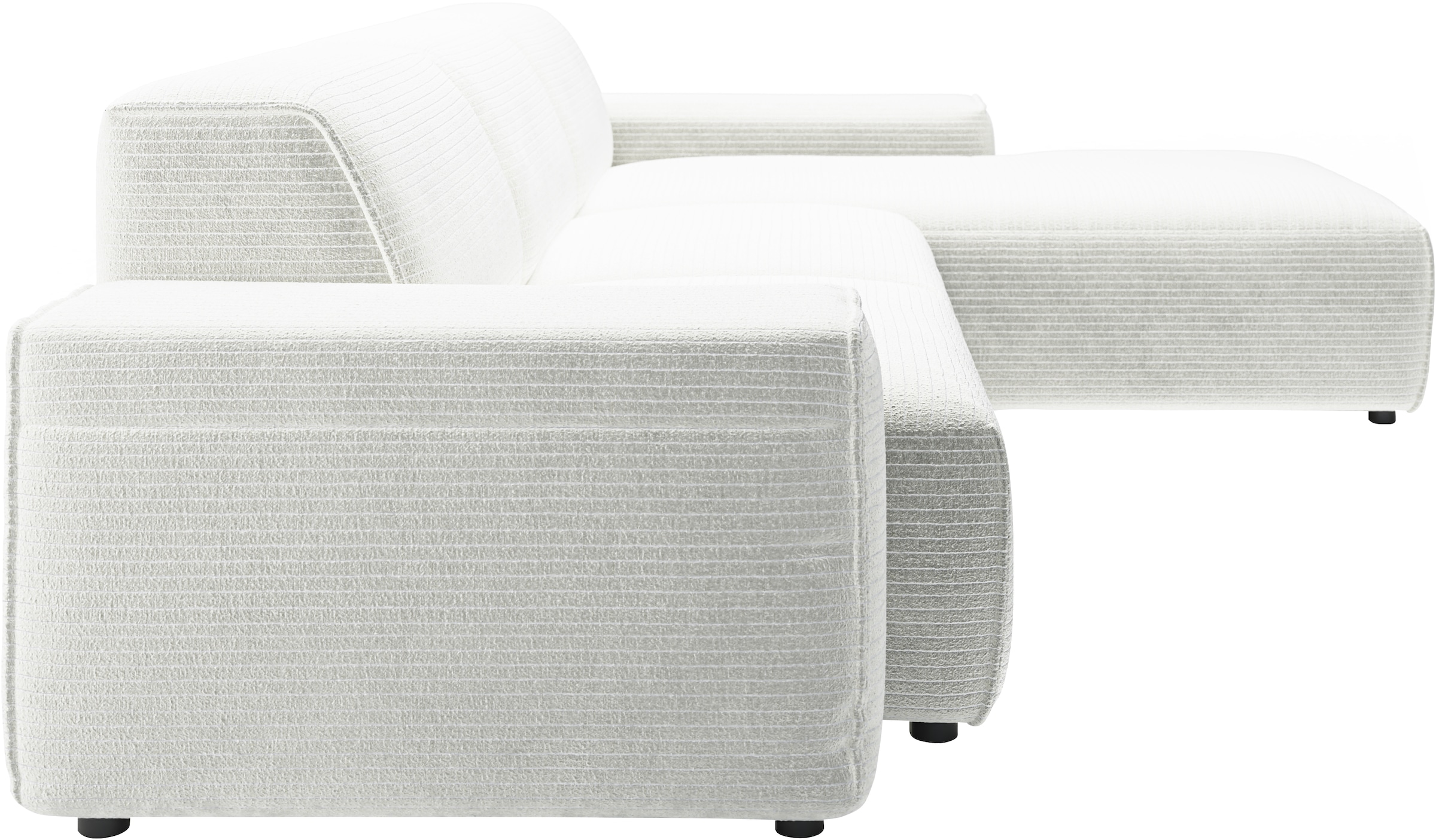 andas Ecksofa »Glimminge auch in Breitcord, Feincord, Bouclé + Easy care-Bezug«, L-Form, Breite 294, Zierkissen