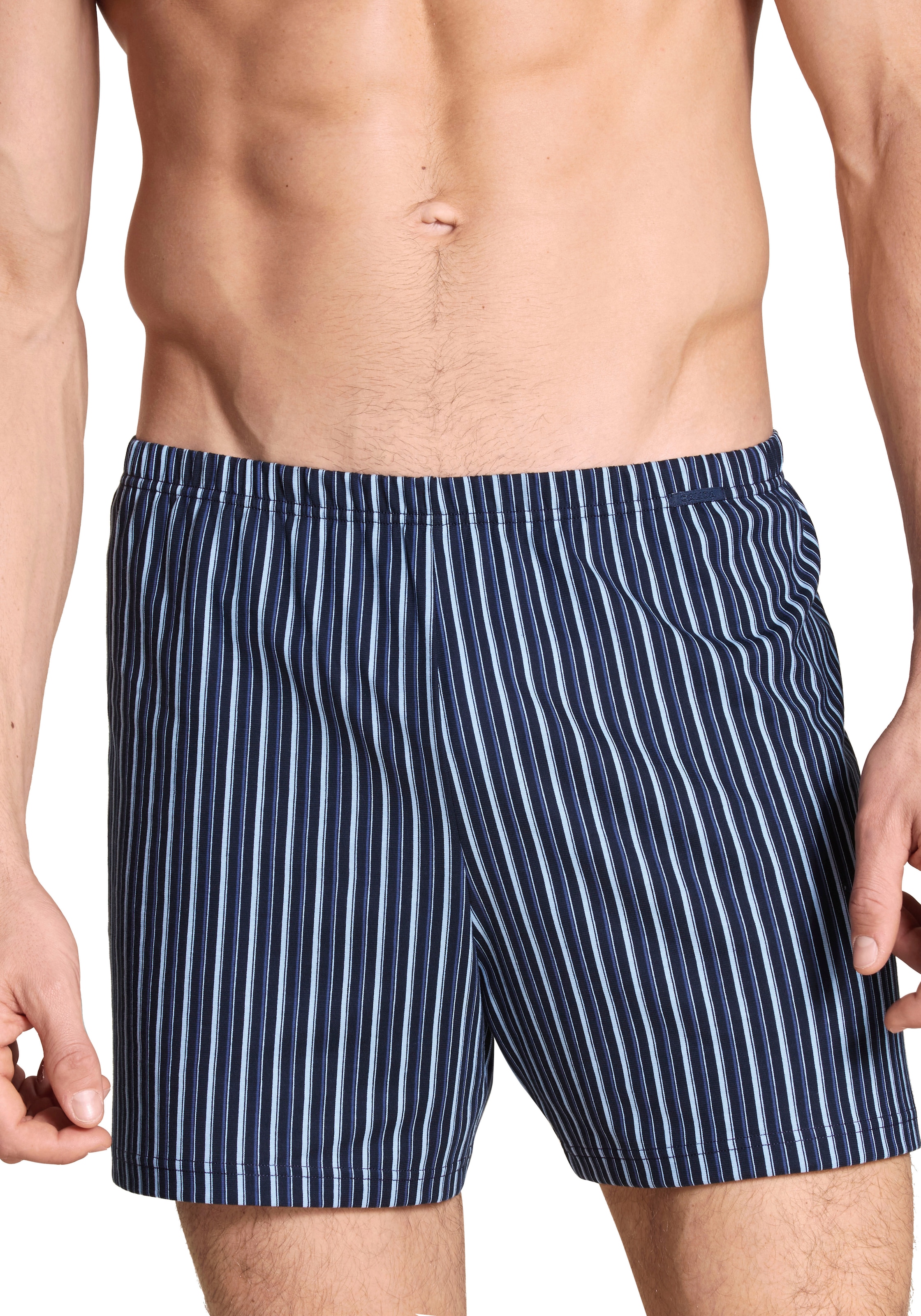 CALIDA Boxershorts »Natural Benefit«, (Packung, 2 St.), mit überzogenem Bund
