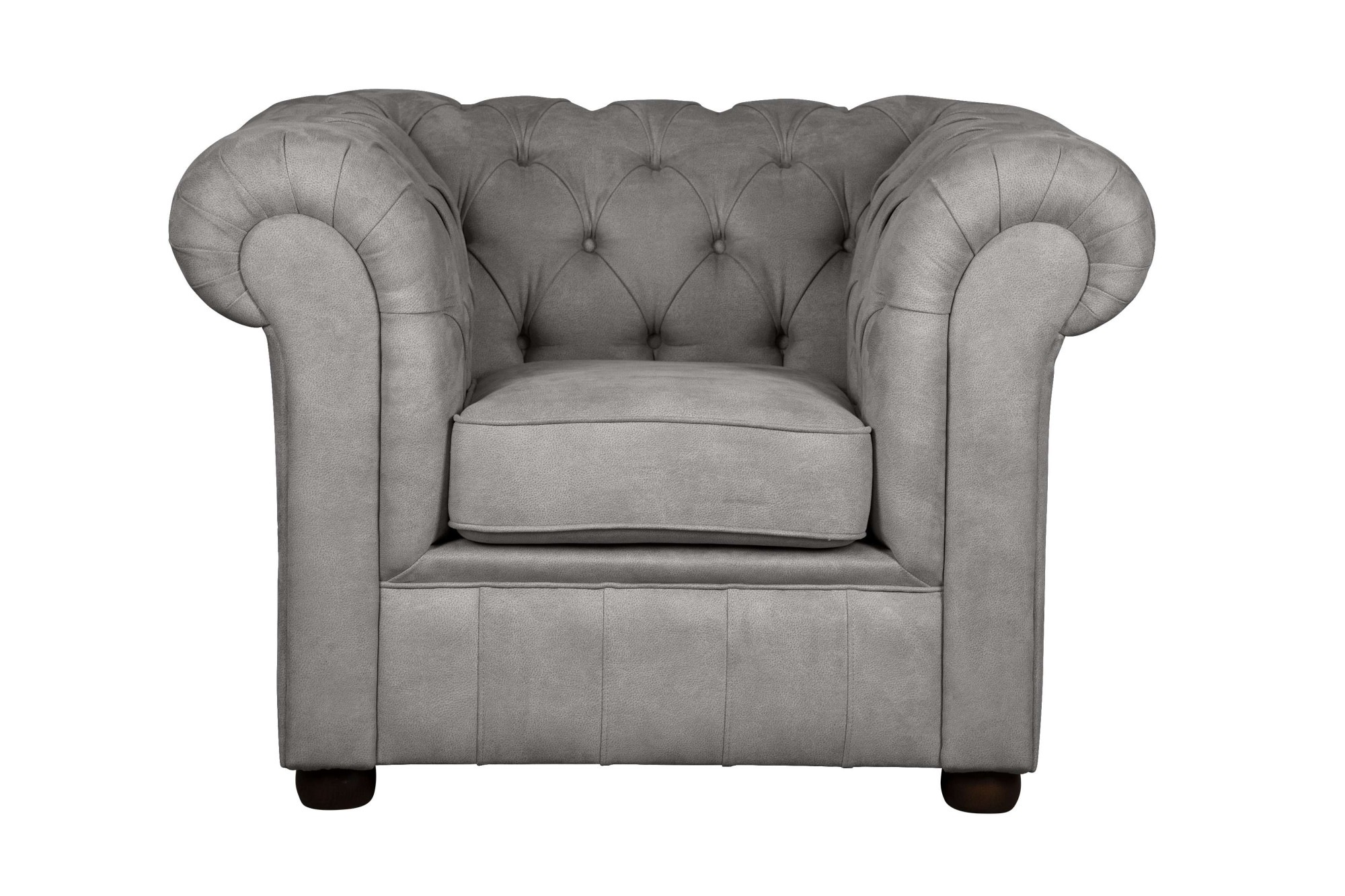 Home affaire Sessel »CHARENTE, Chesterfield, Wellenfederung, Maße B/T/H: 105/89/74 cm«, mit edler Knopfheftung und typischen Armlehnen
