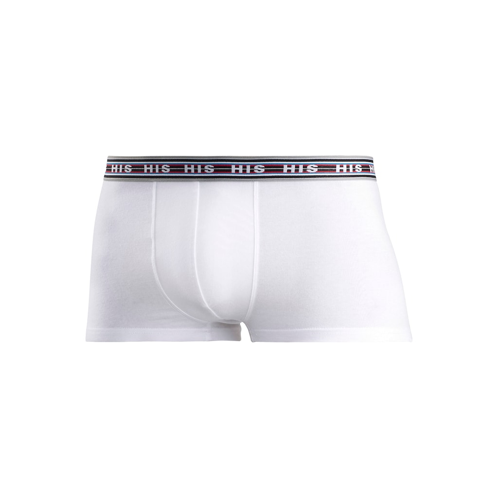 H.I.S Boxershorts, (Packung, 5 St.), in Hipster-Form aus Baumwoll-Stretch